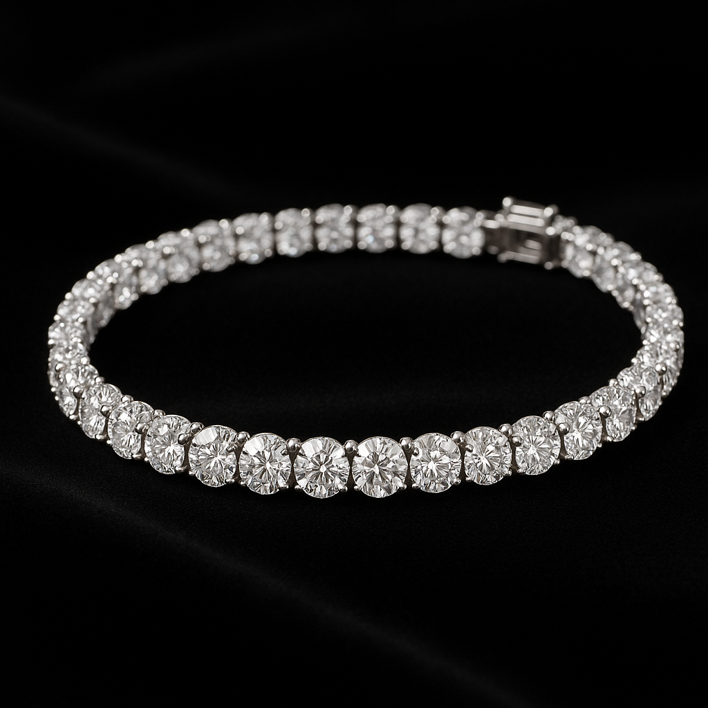  — 2N look-alike recreation, shown in clear diamond and fancy colour