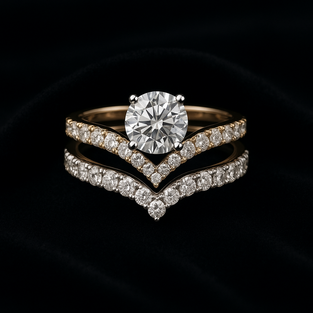  — 2N look-alike recreation, shown in clear diamond and fancy colour
