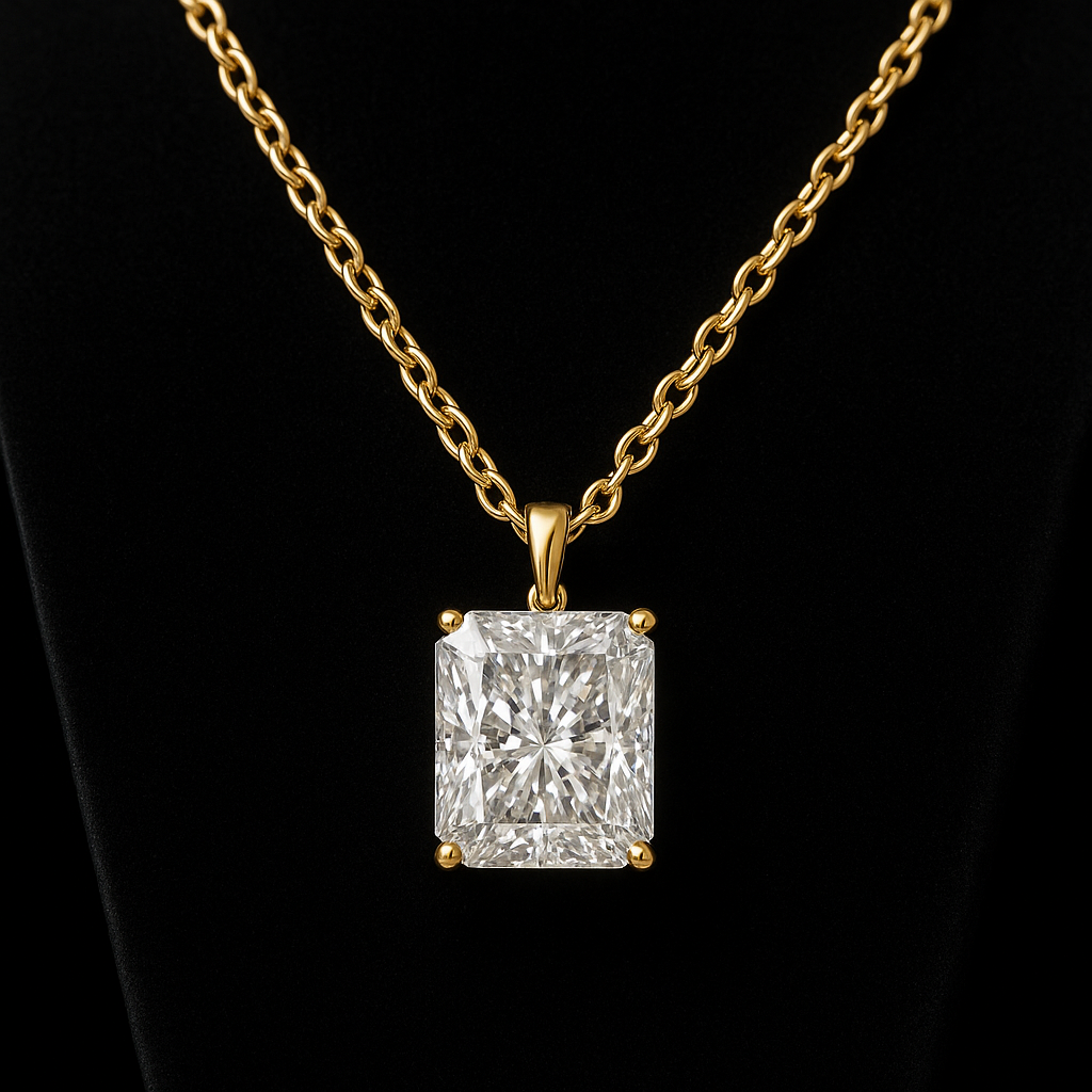  — 2N look-alike recreation, shown in clear diamond and fancy colour