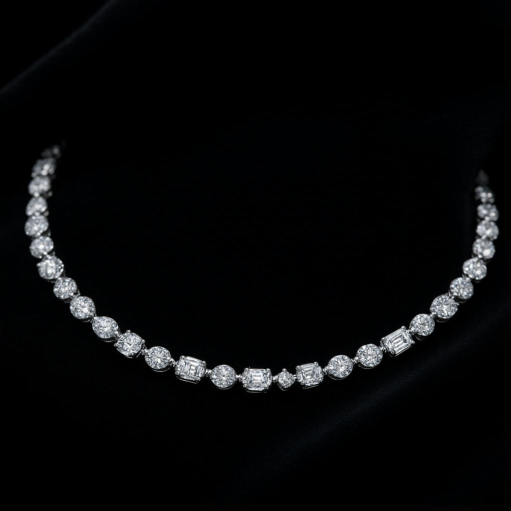Luce di Stelle — 2N Master-Artisan recreation, shown in clear diamond and fancy colour