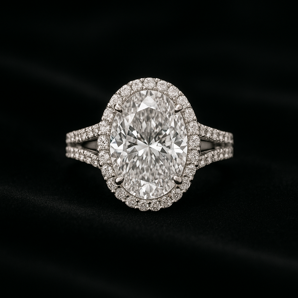  — 2N look-alike recreation, shown in clear diamond and fancy colour