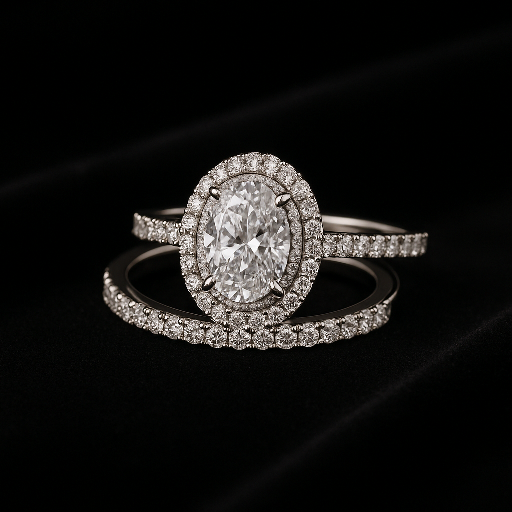  — 2N look-alike recreation, shown in clear diamond and fancy colour