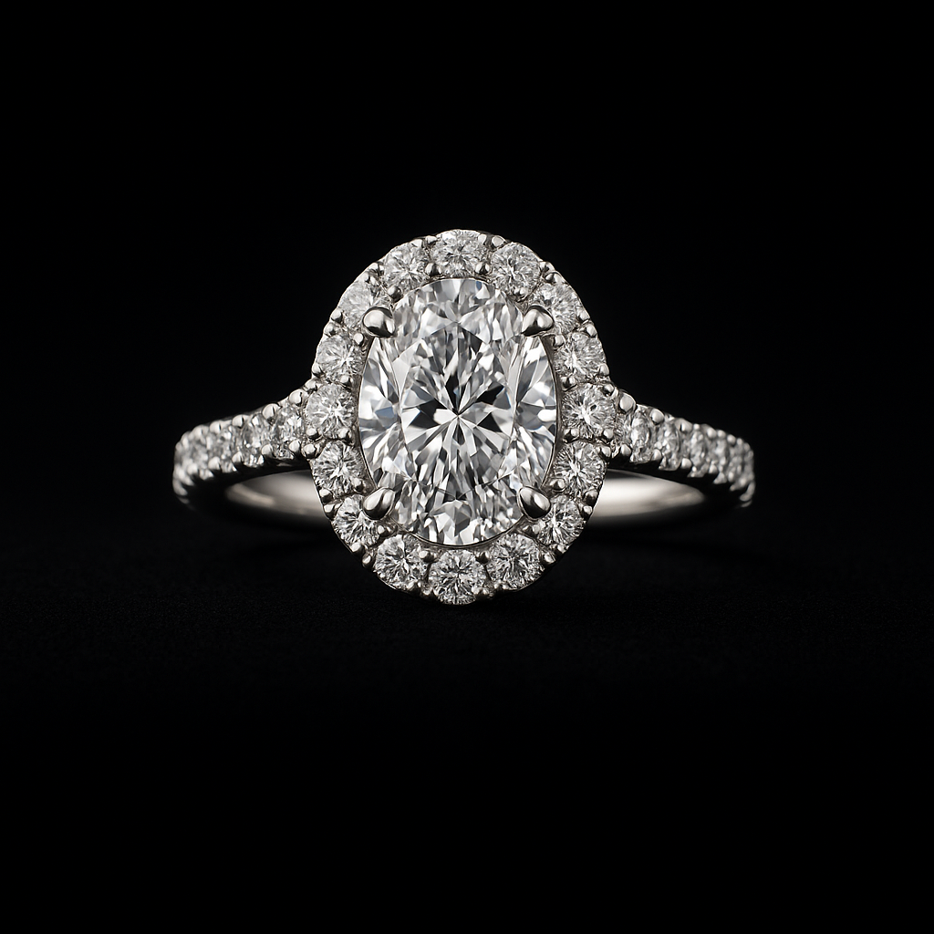 Luce d'Oro — 2N Master-Artisan recreation, shown in clear diamond and fancy colour