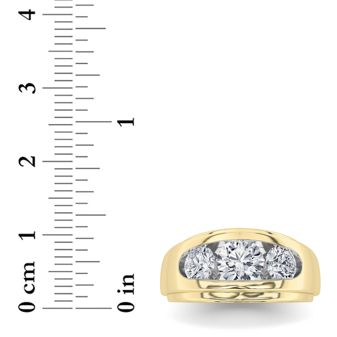 Mens  Round  Ring view 5