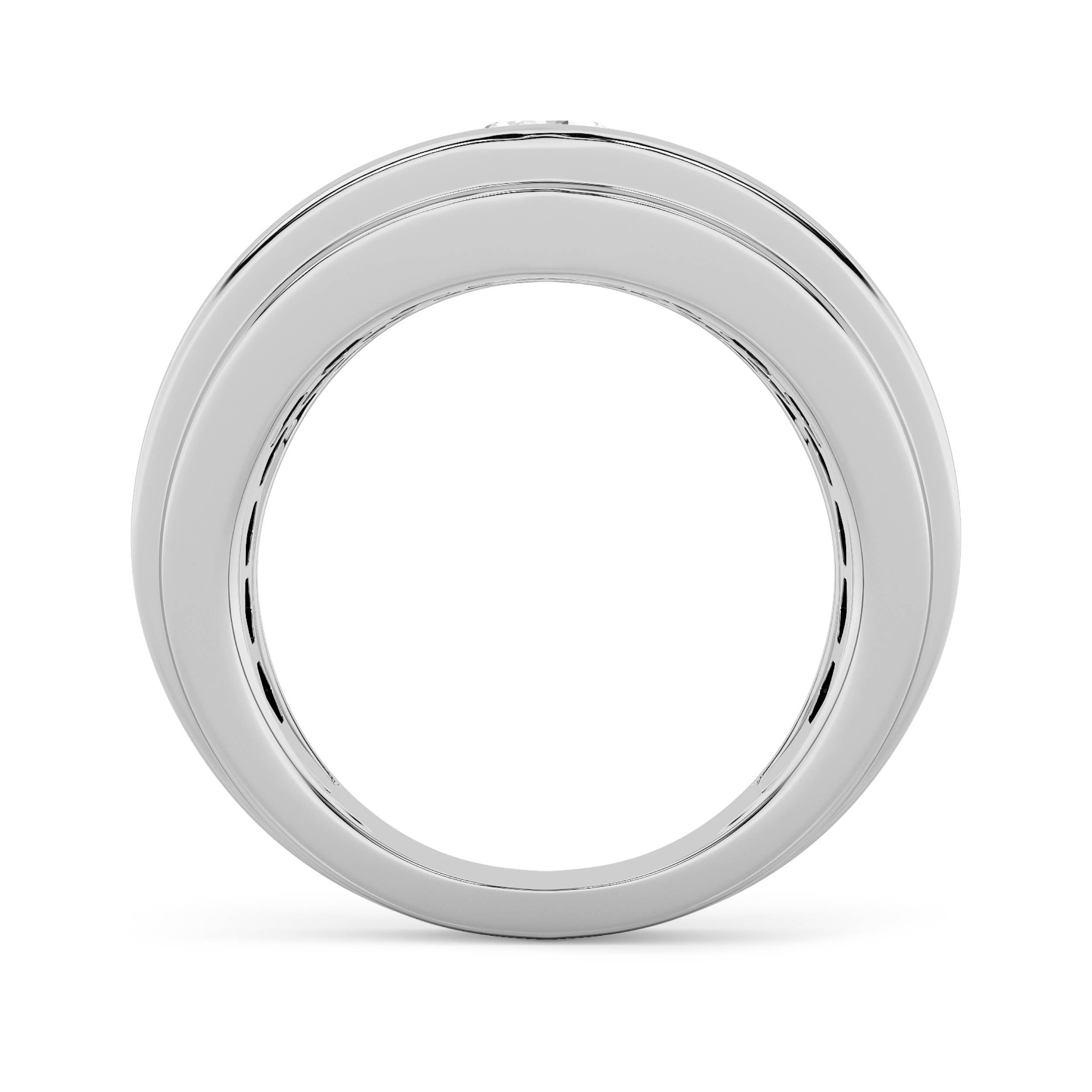 Mens  Round  Ring view 4