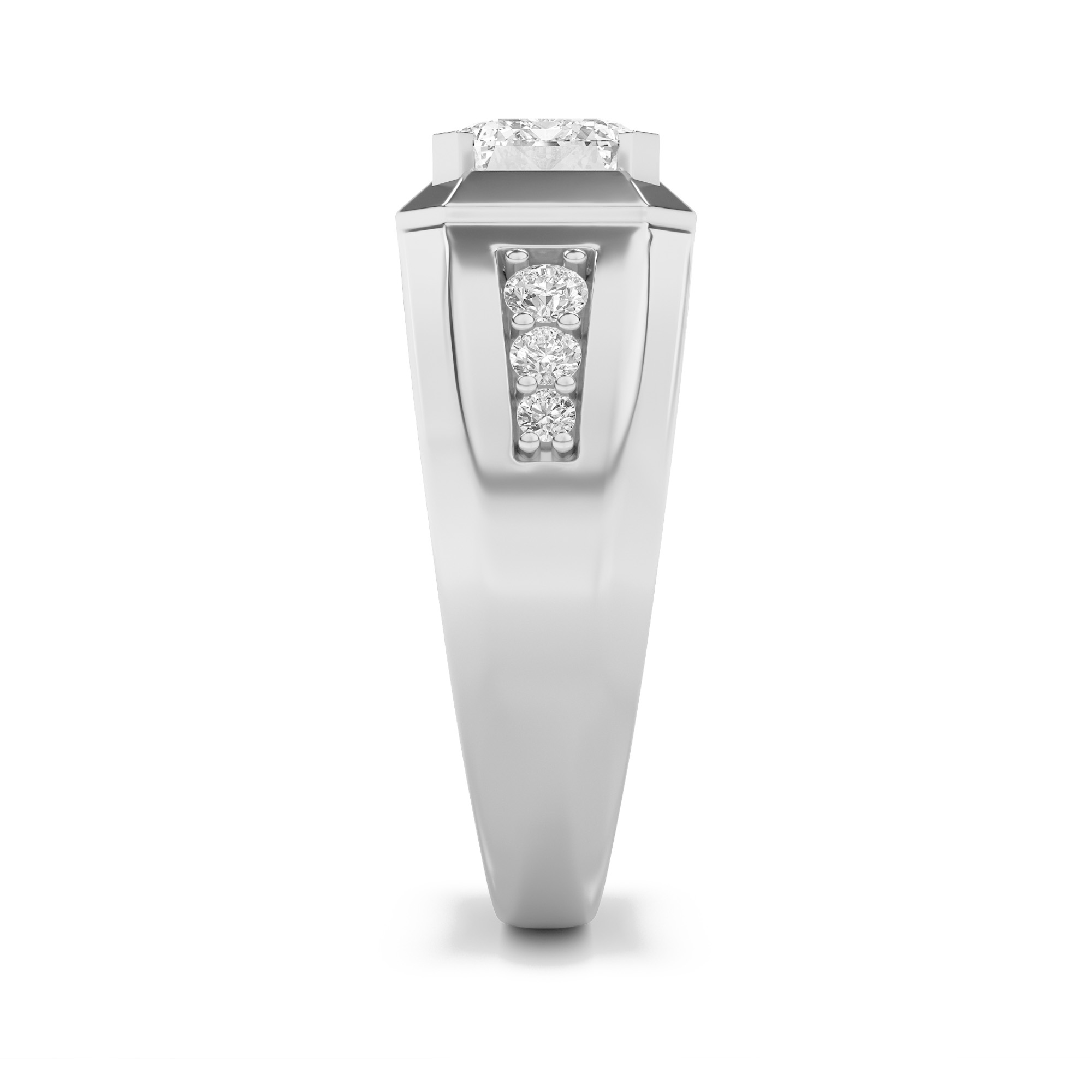 Mens  Emerald  Ring view 5