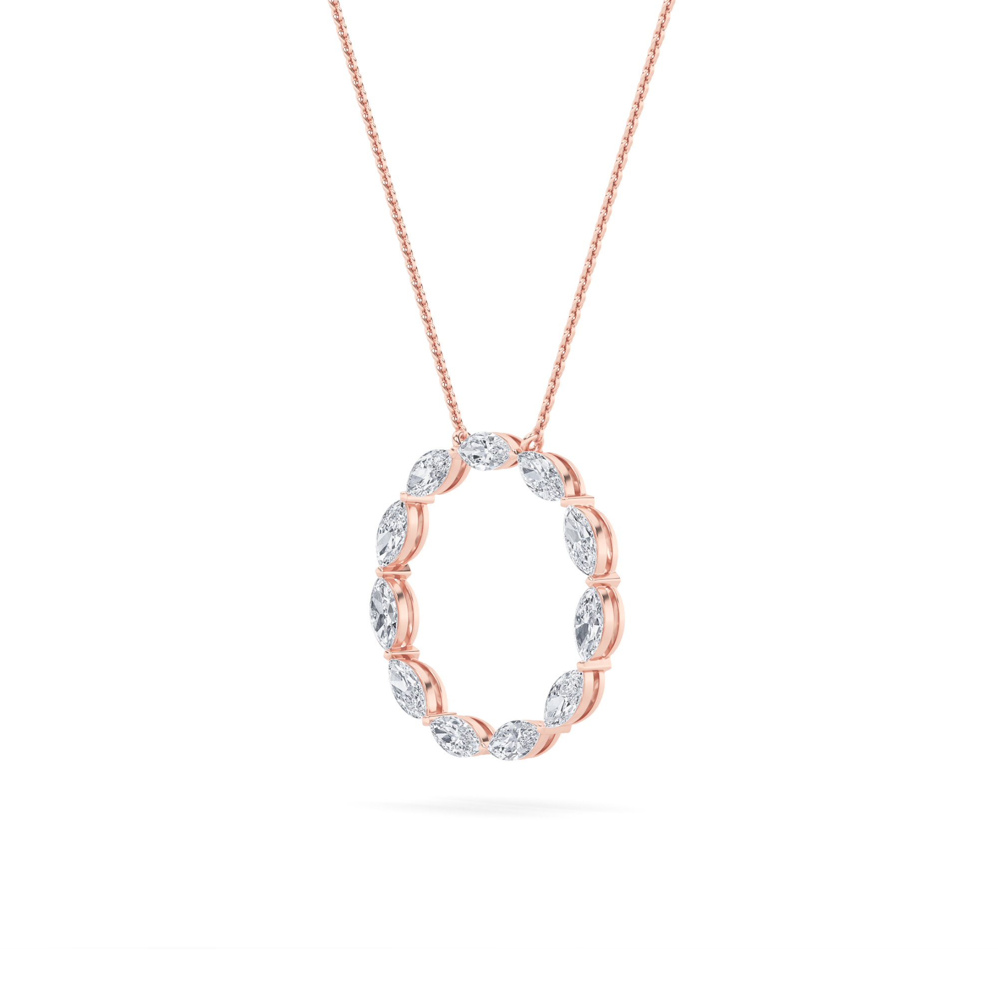 Bezel Marquise Fashion Pendant view 3