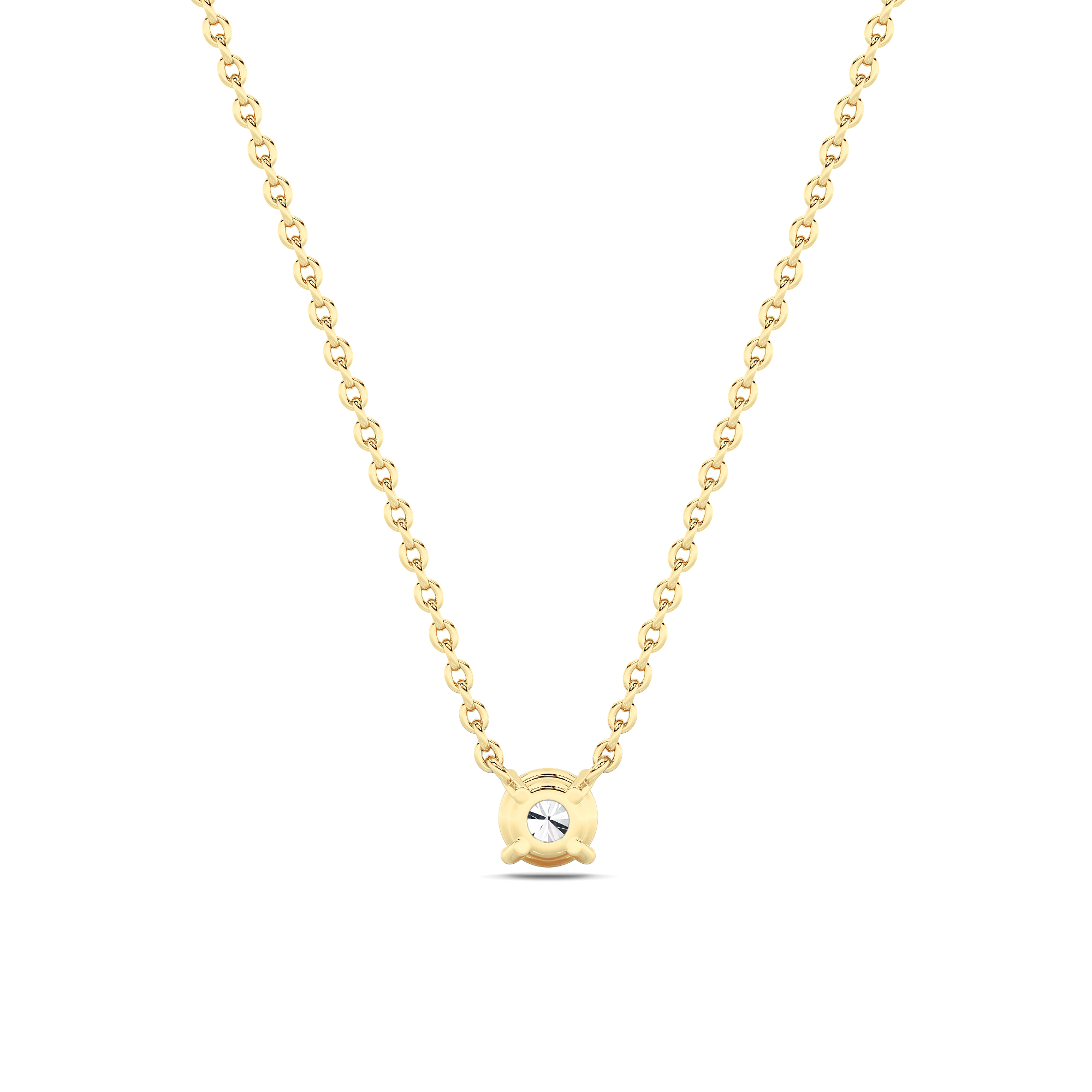 Oval Solitaire  Necklace view 5