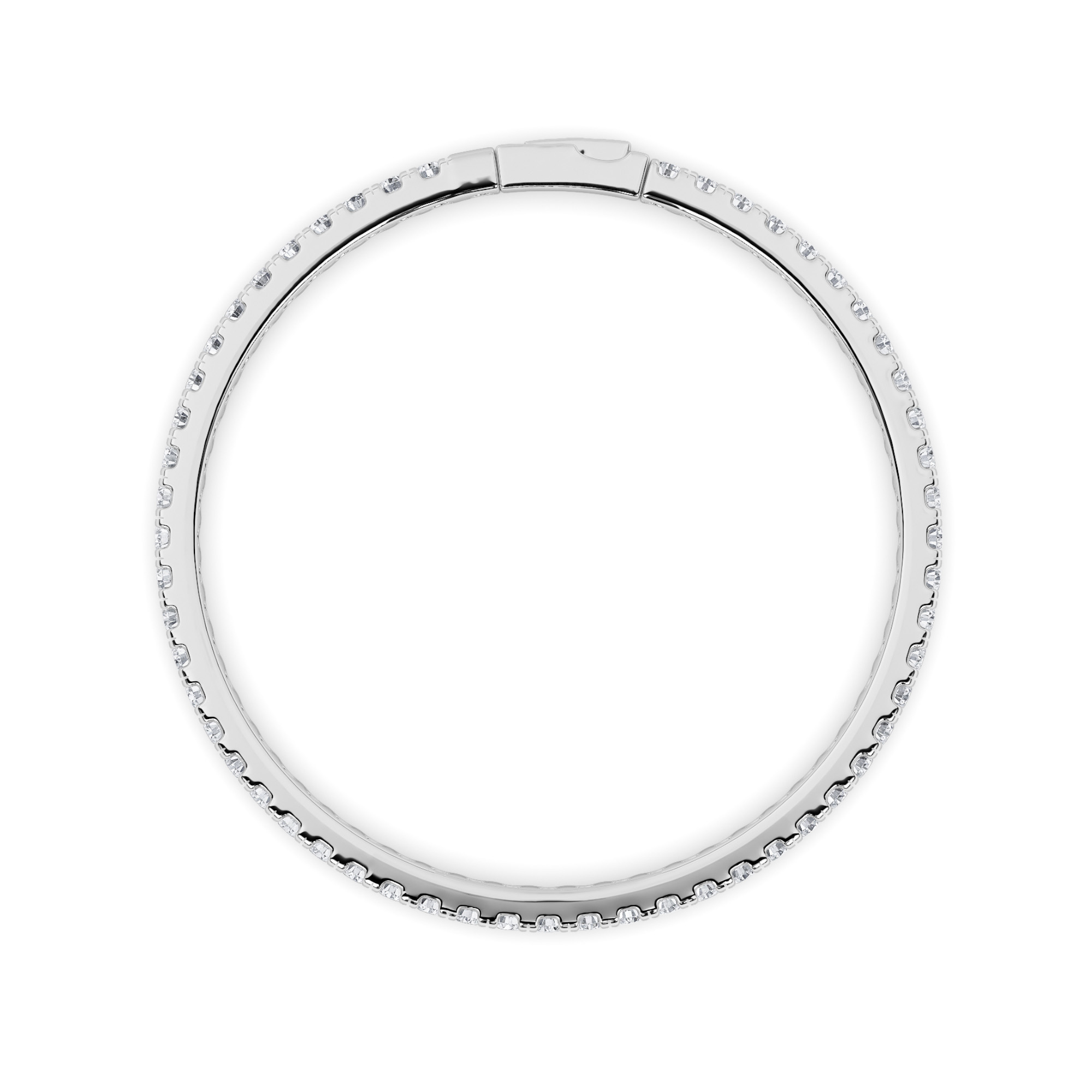 Round Line Bangle Bracelet view 4