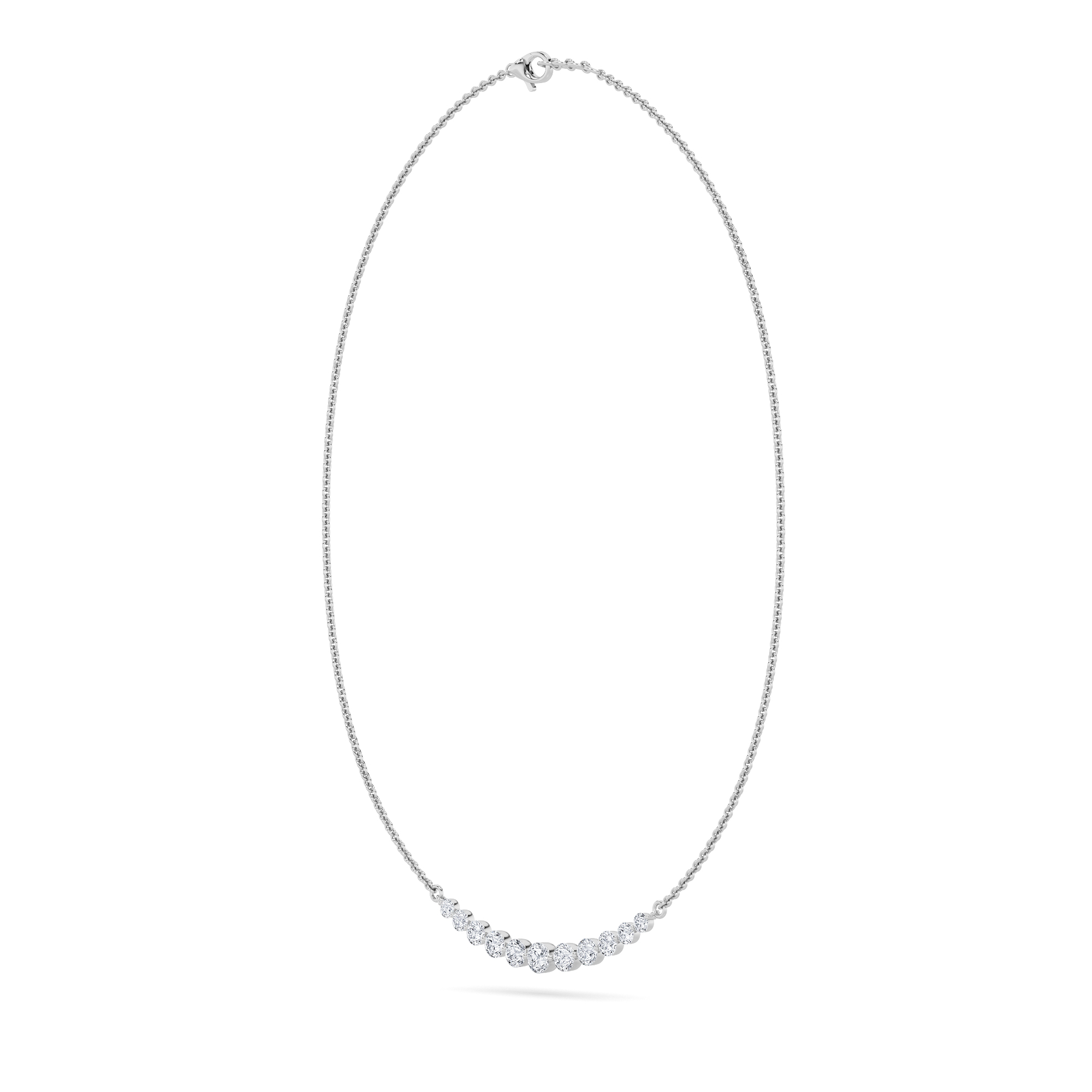 11 Stone Round Necklace Necklace view 3