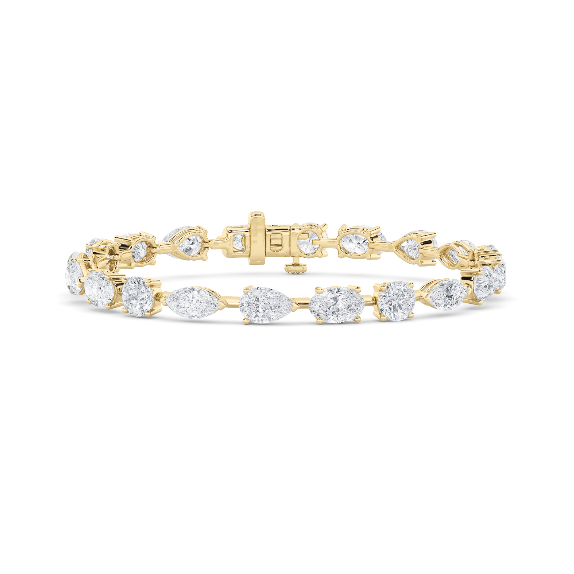 5.00 CT Diamond Bracelet in 14K Yellow Gold