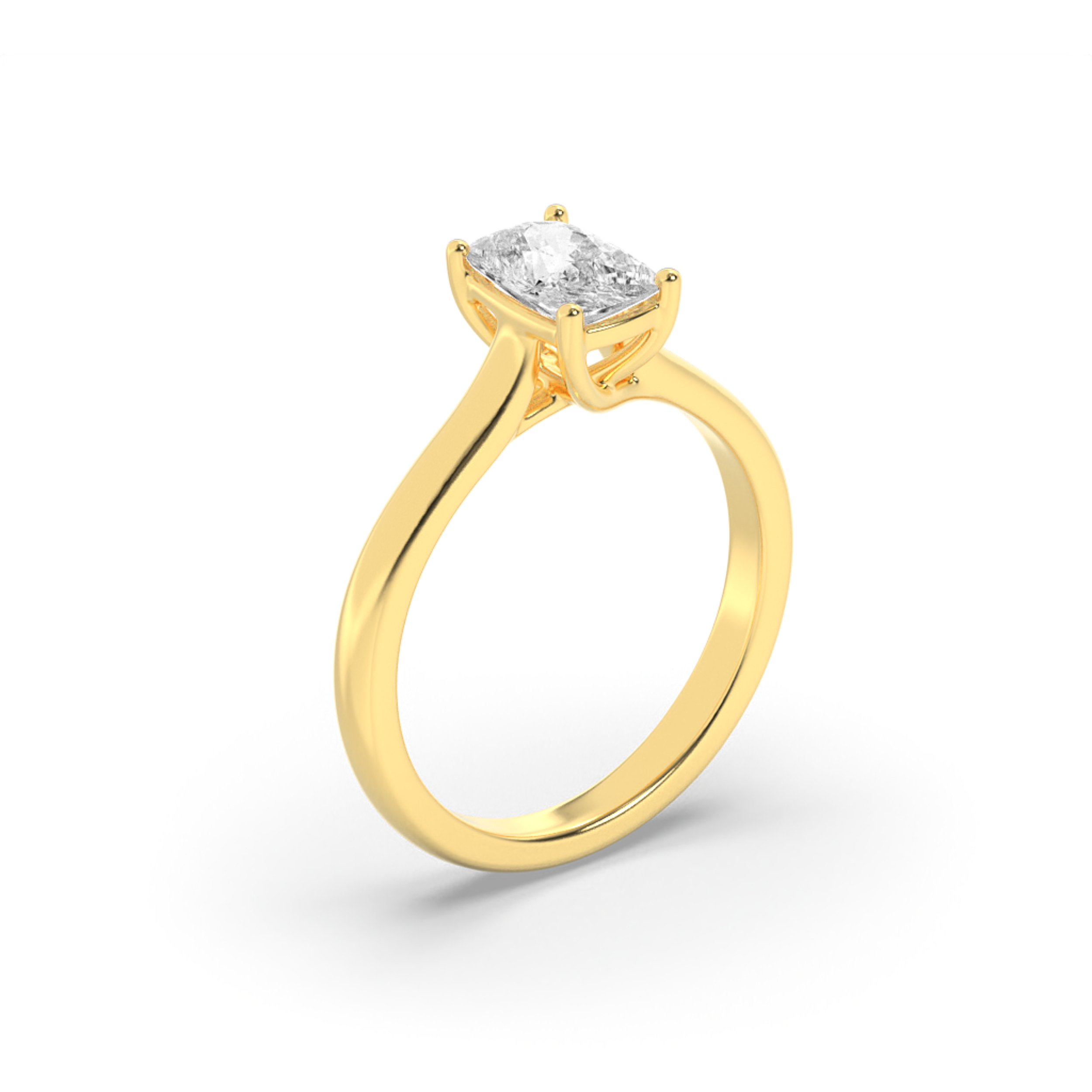 1.00 CT Diamond Ring in 14K Yellow Gold