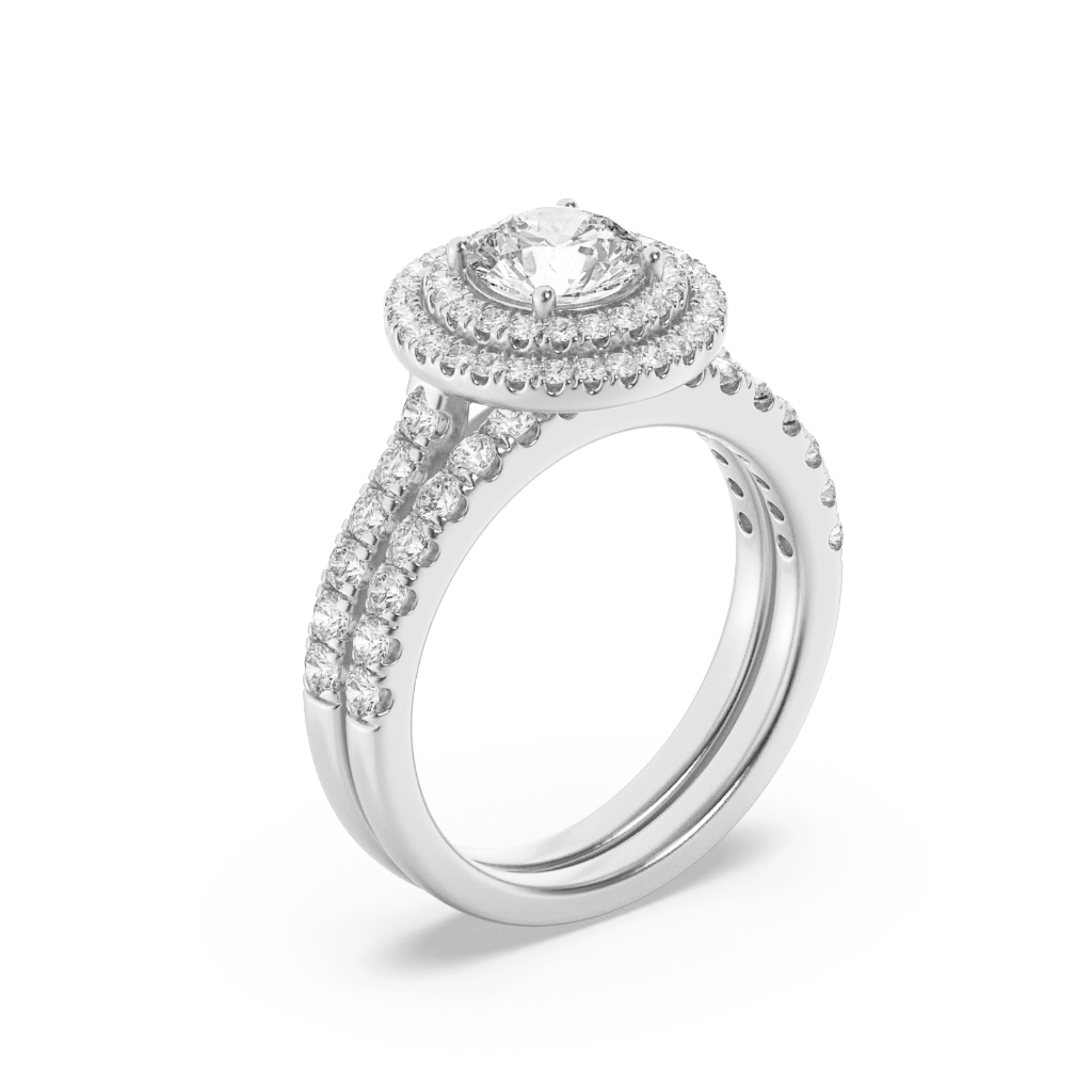 2.00 CT Diamond Ring in 14K White Gold