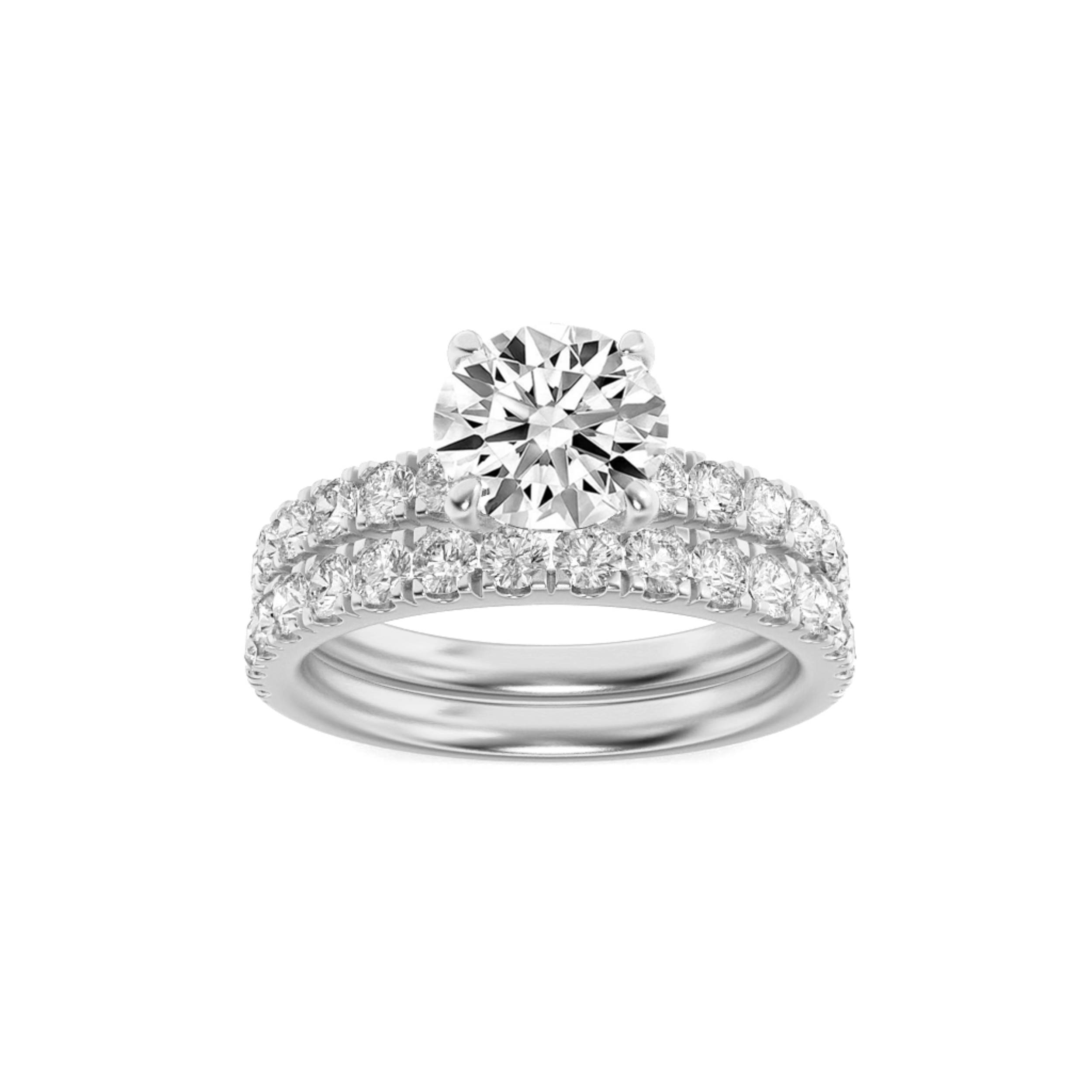 2.00 CT Diamond Ring in 14K White Gold
