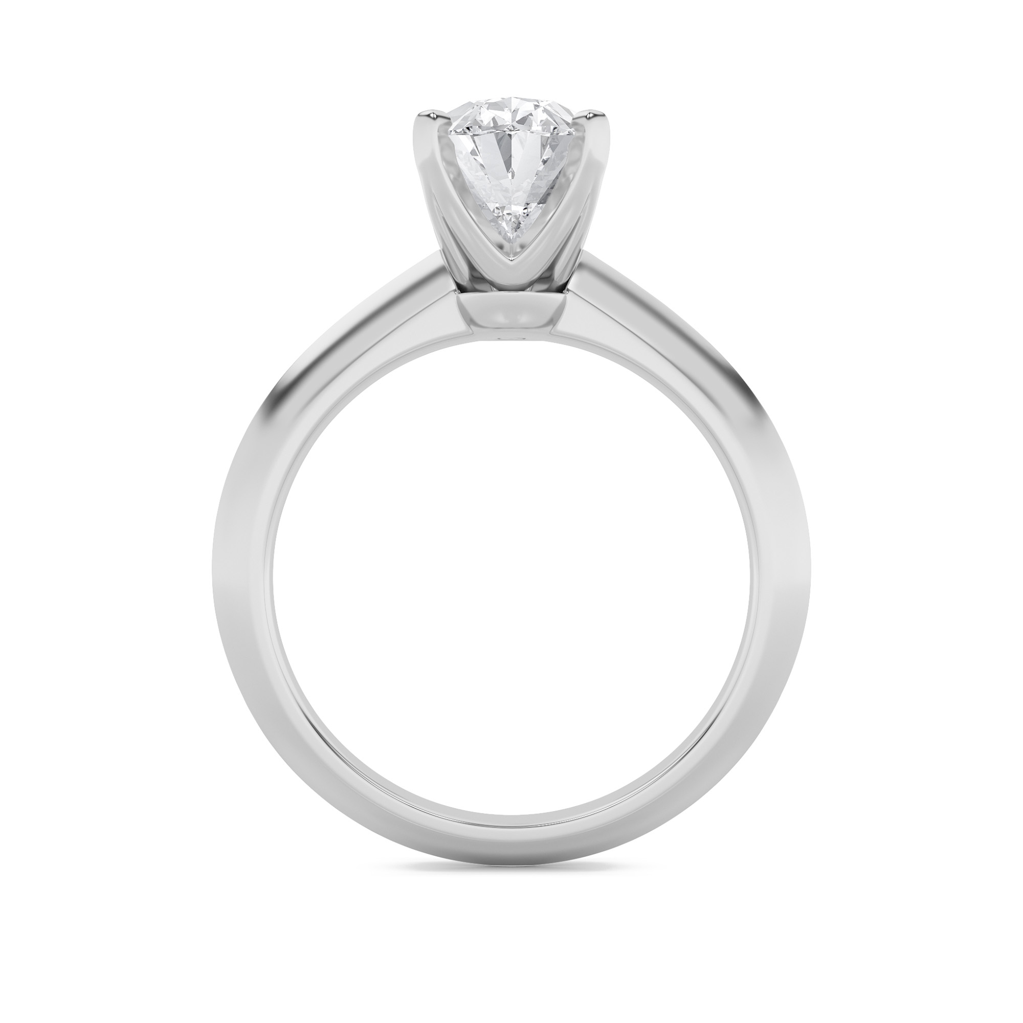 1.00 CT Diamond Ring in 14K White Gold