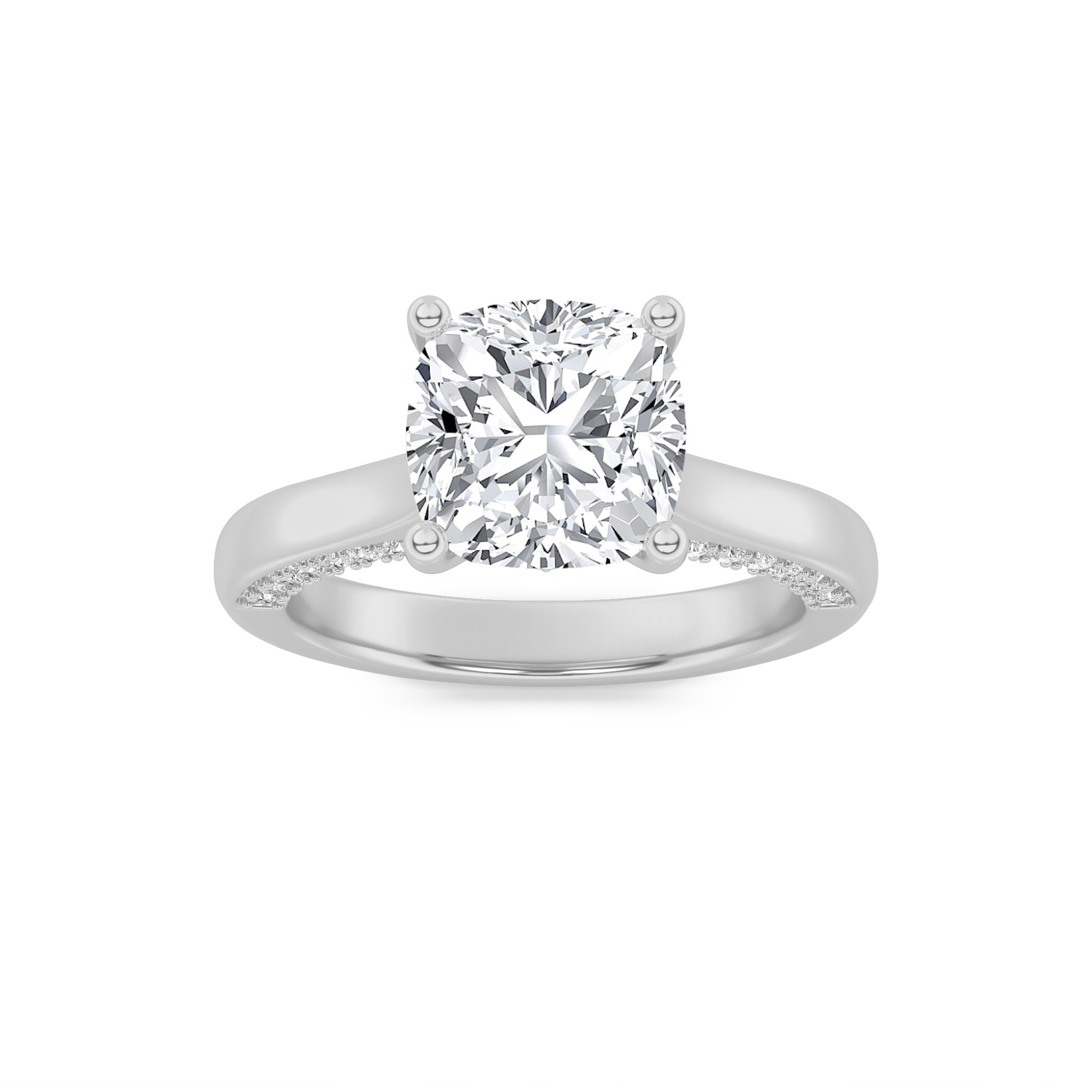 2.00 CT Diamond Ring in 14K White Gold