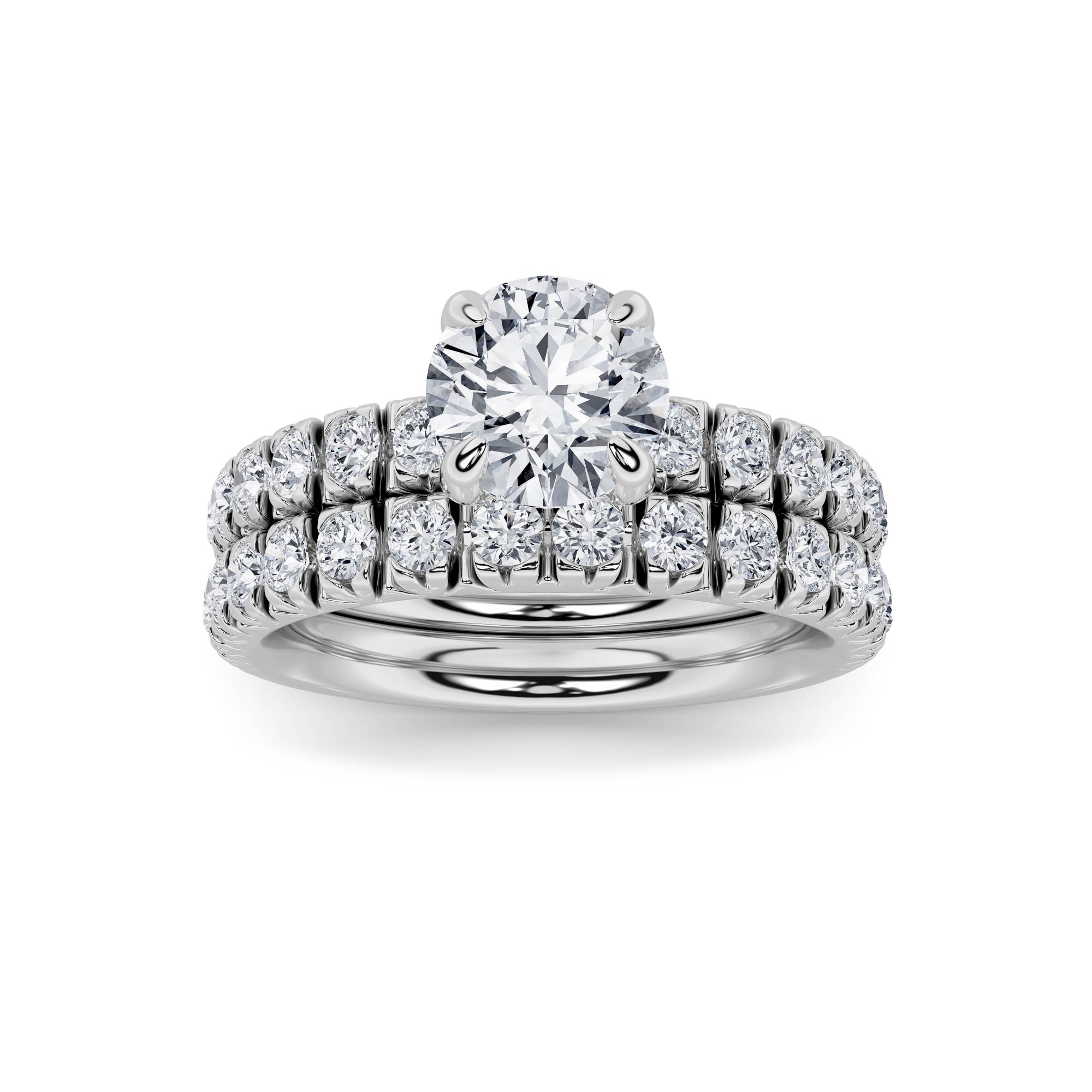 2.00 CT Diamond Ring in 18K White Gold
