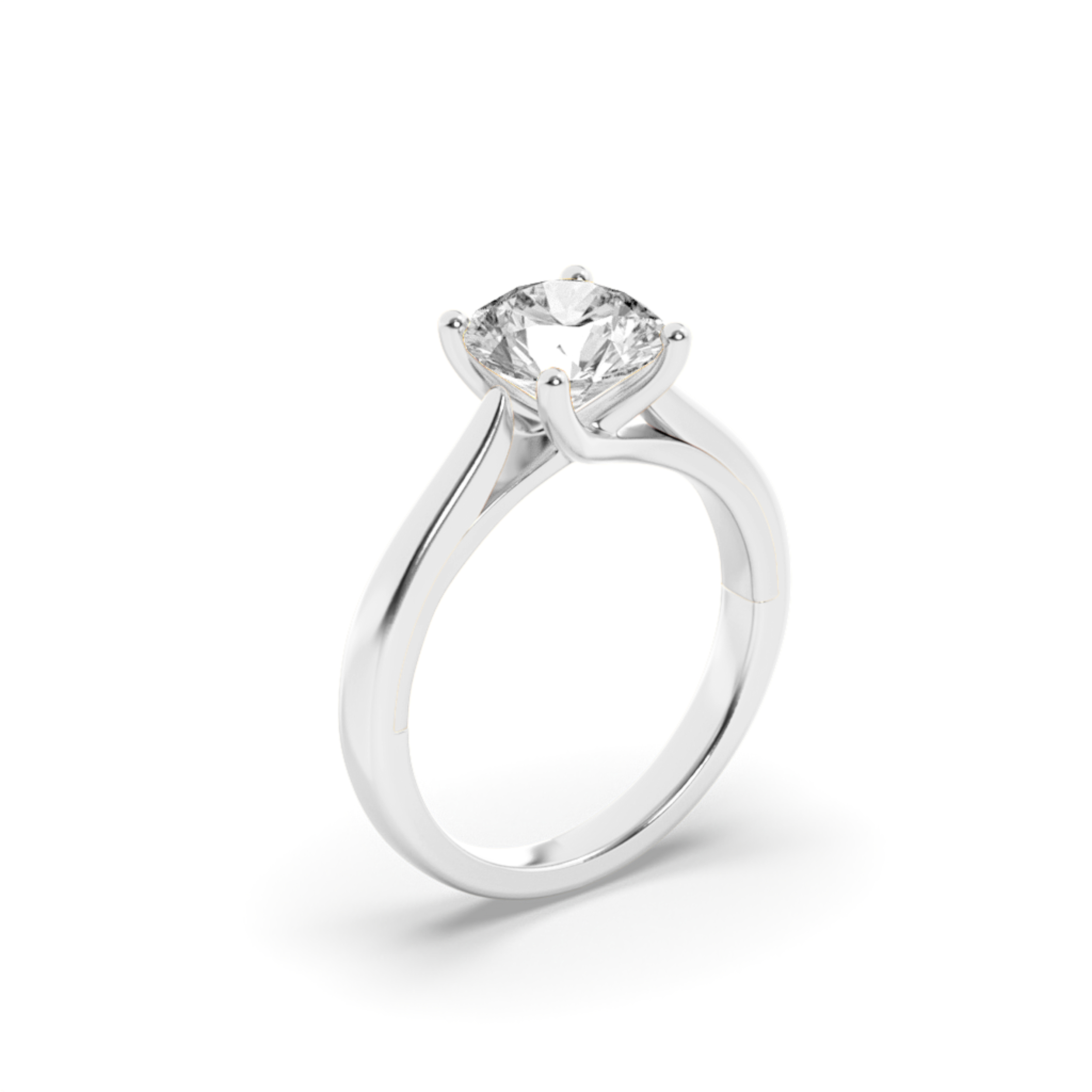 0.00 CT Diamond Ring in Silver