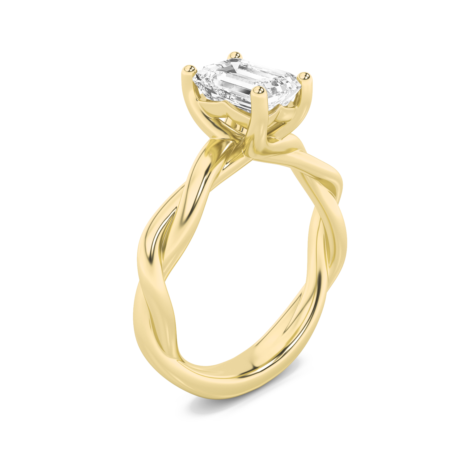 3.00 CT Diamond Ring in 14K Yellow Gold