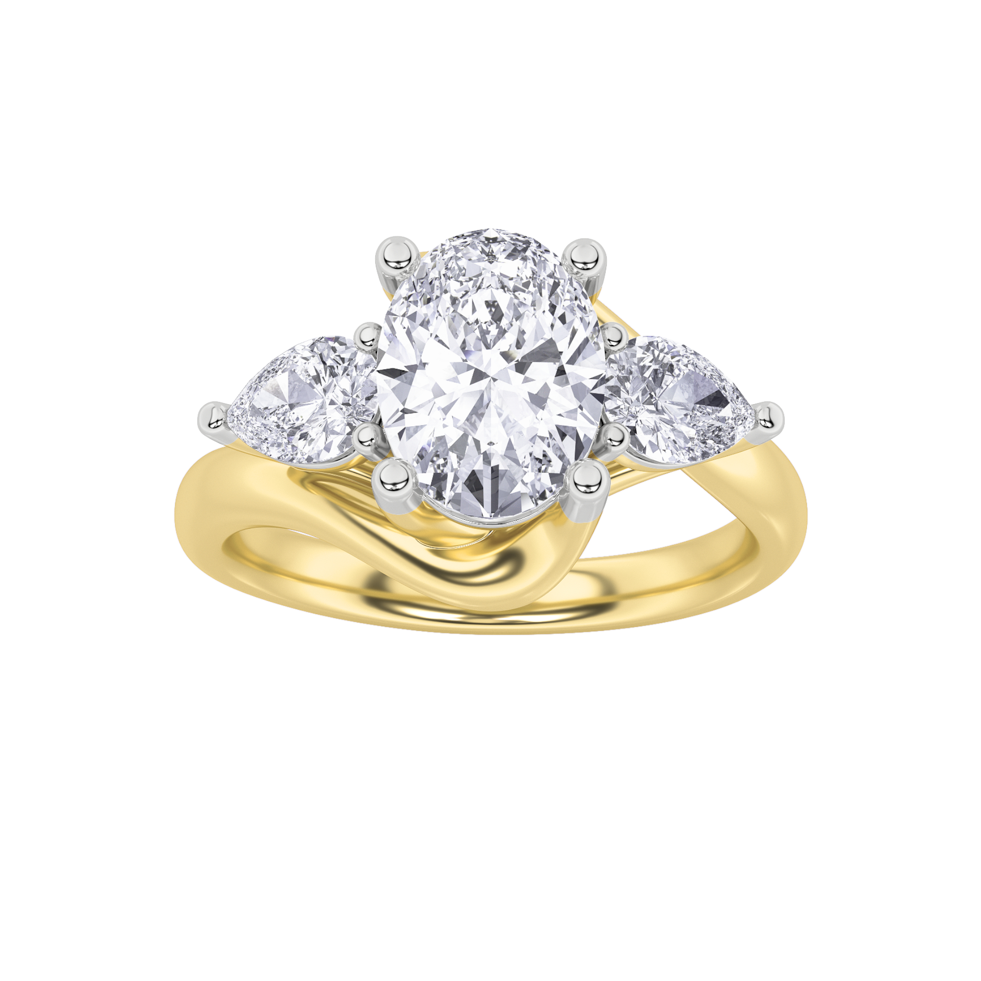 2.00 CT Diamond Ring in 10K Yellow Gold
