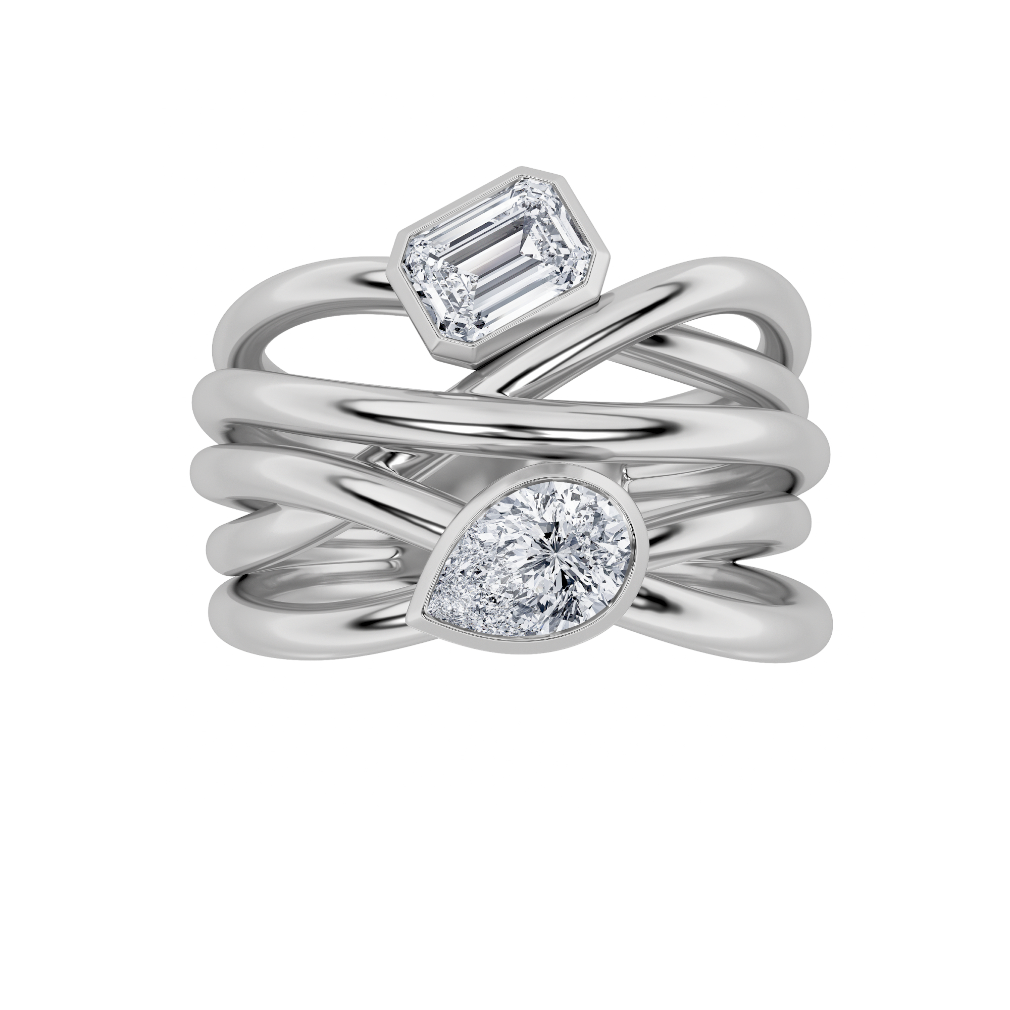 0.60 CT Diamond Ring in Silver