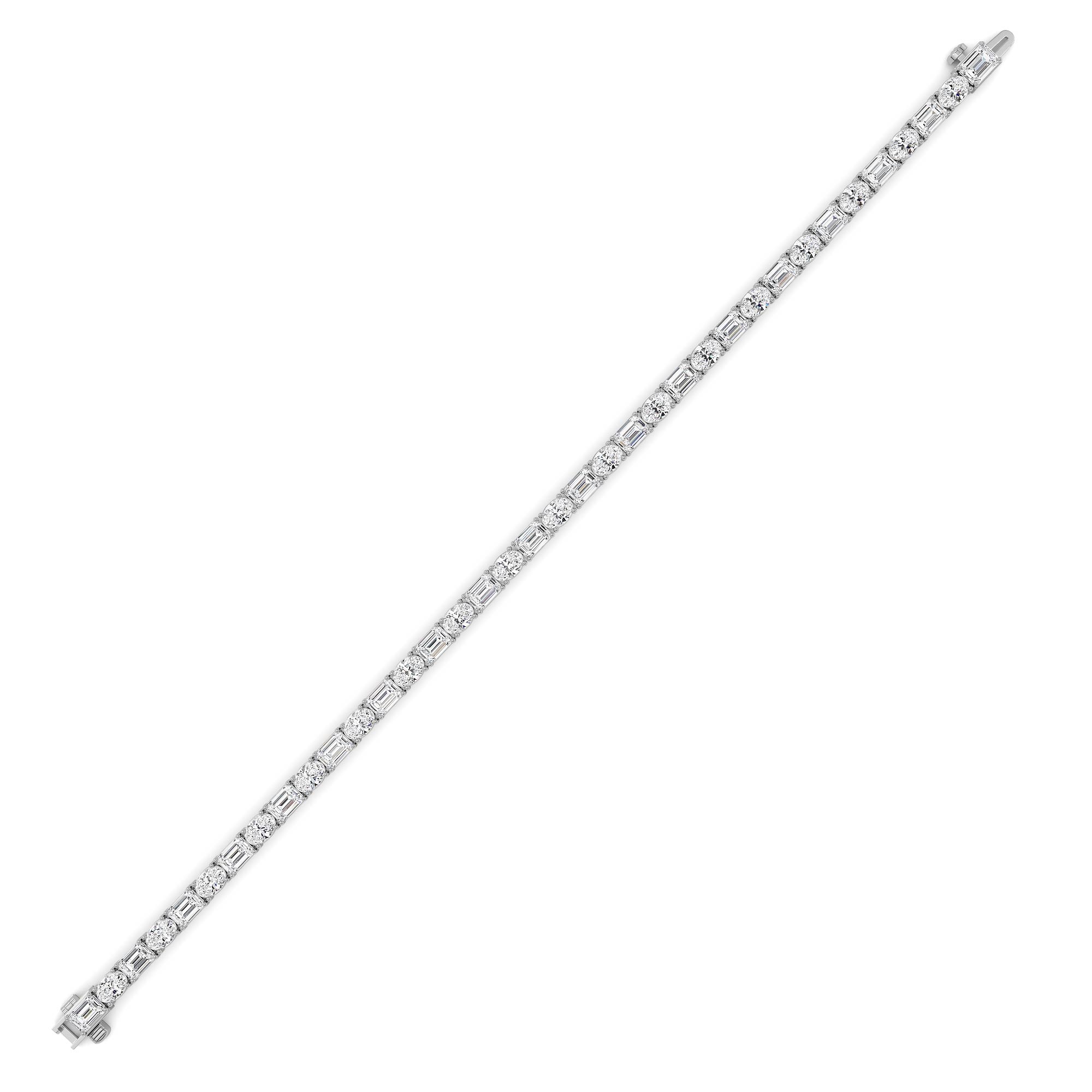 Emerald Cut Bracelet view 4