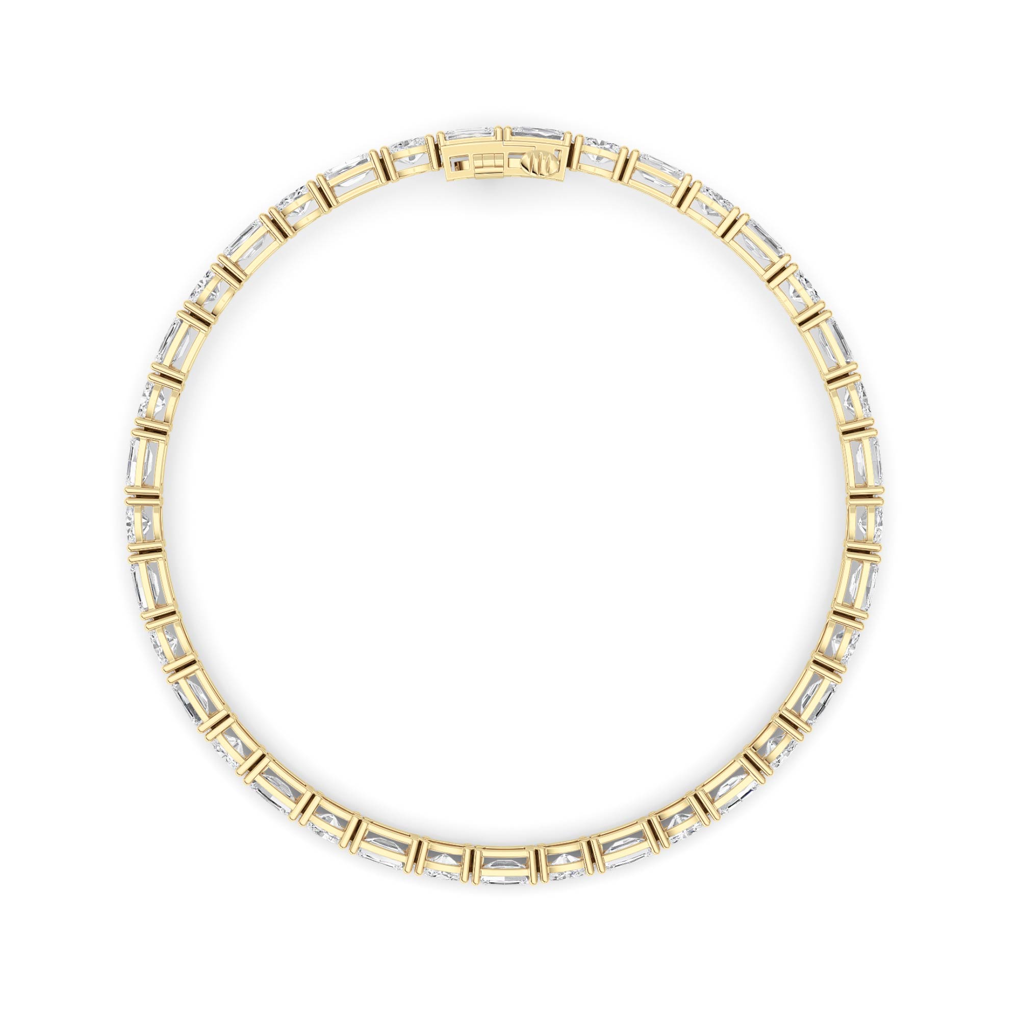 Emerald Cut Bracelet view 3