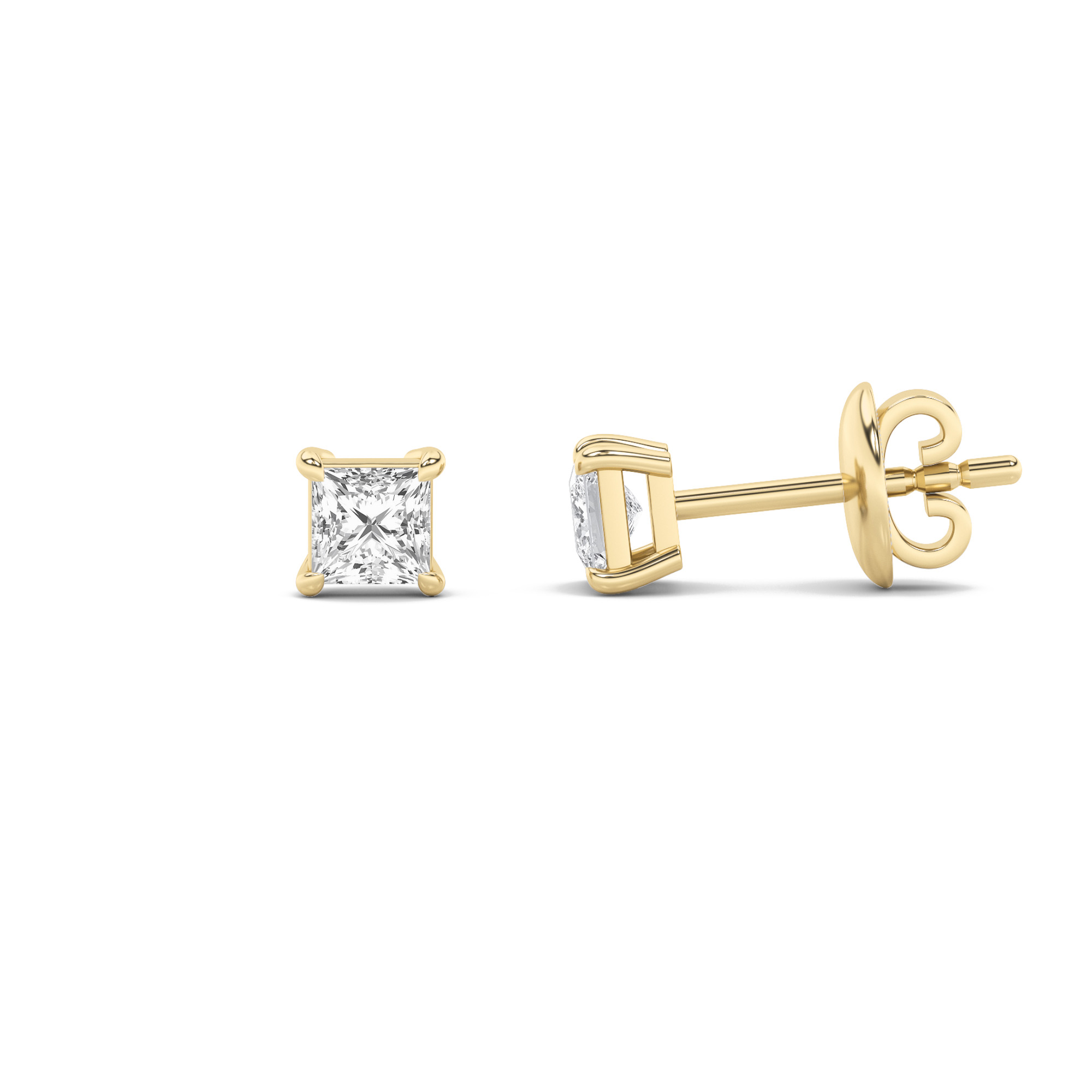 1.00 CT Diamond Earring in 14K Yellow Gold
