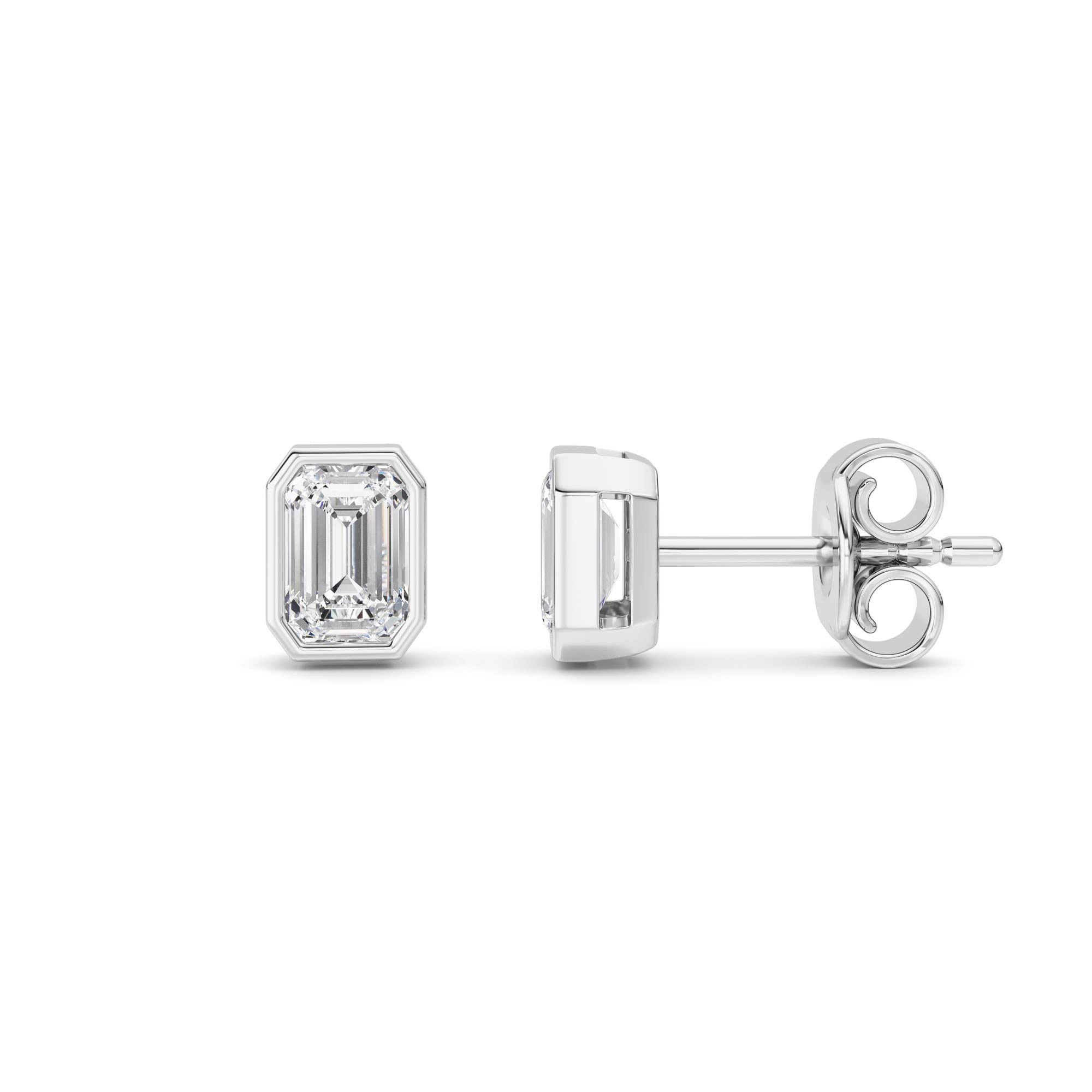 1.00 CT Diamond Earring in 14K White Gold