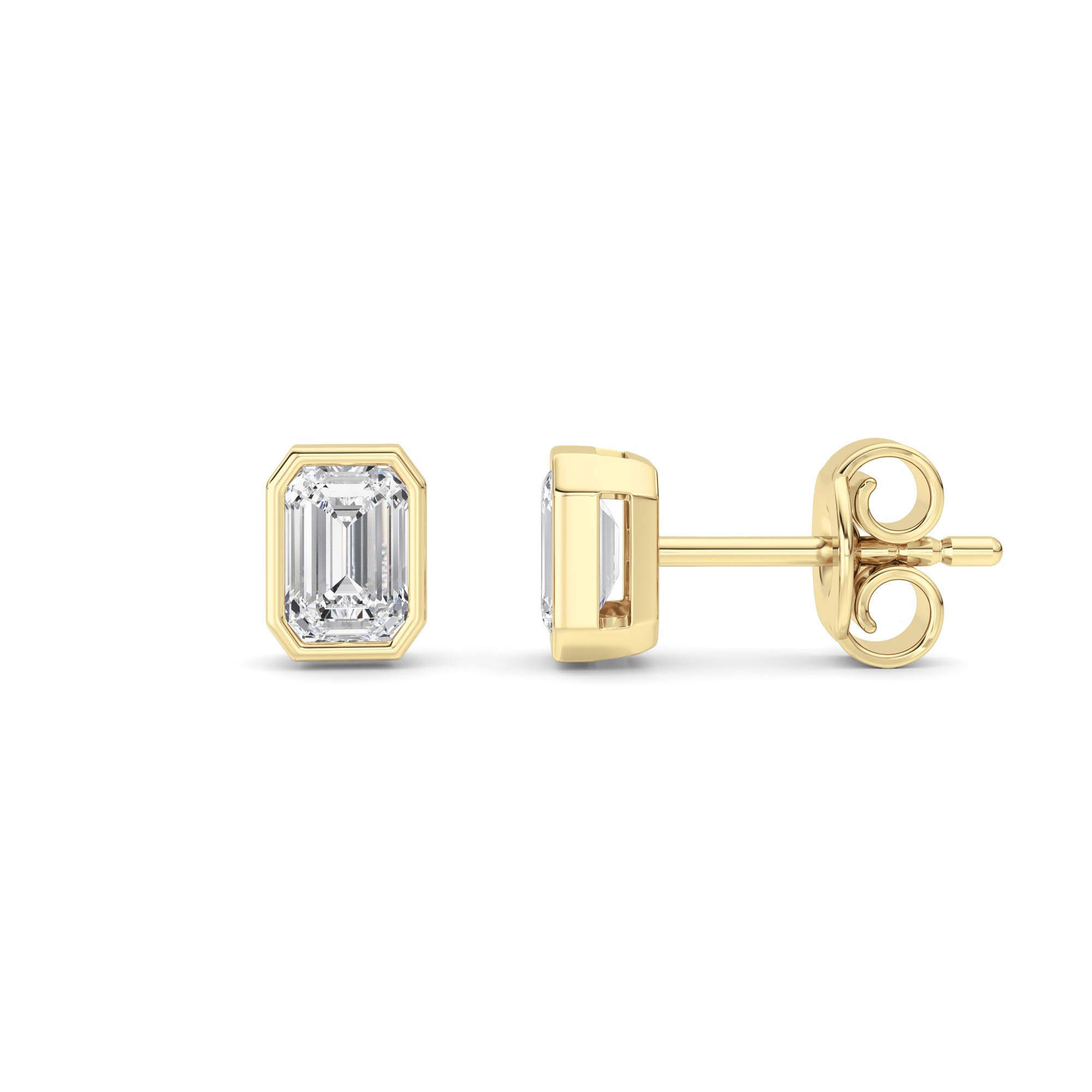 1.00 CT Diamond Earring in 14K Yellow Gold