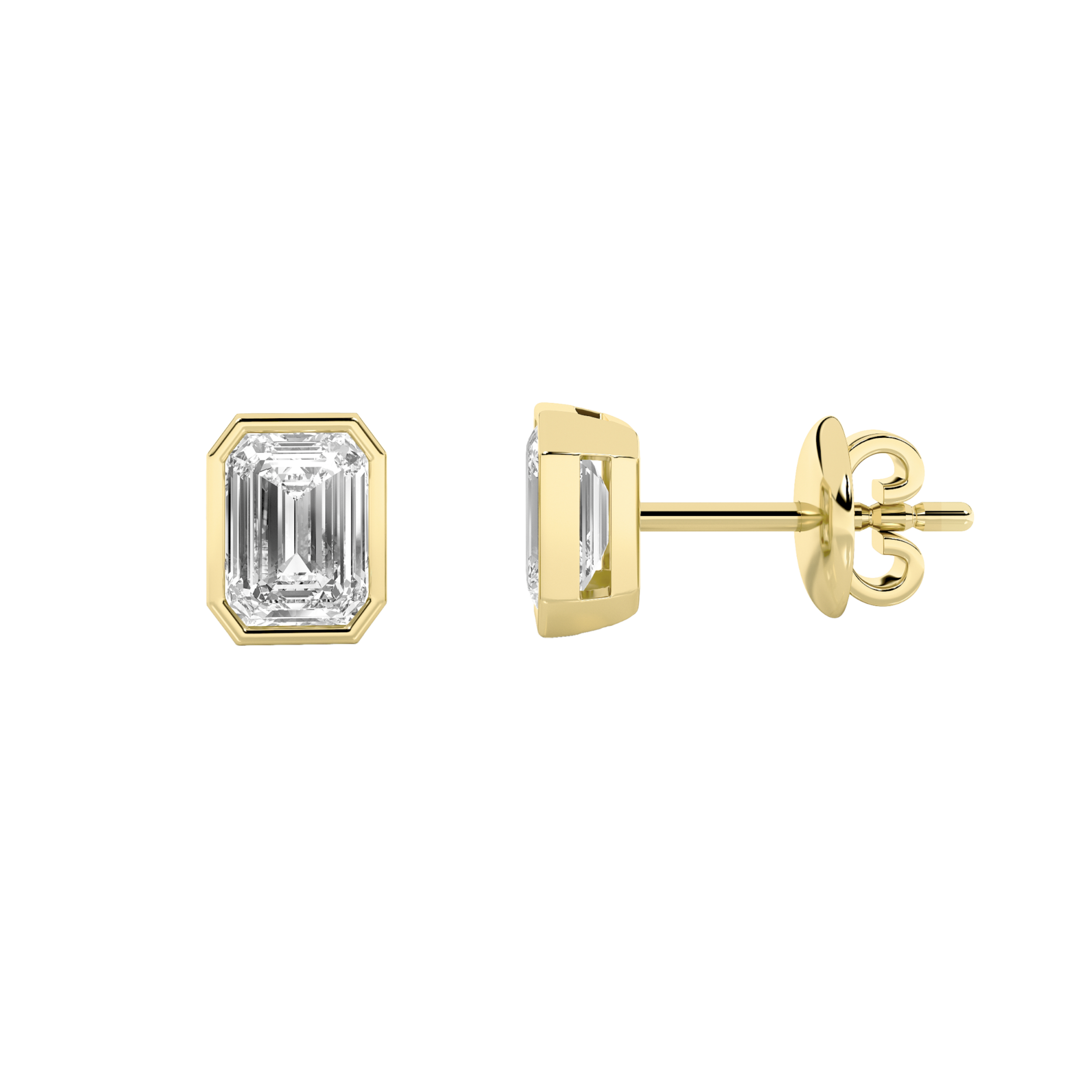 2.00 CT Diamond Earring in 14K Yellow Gold