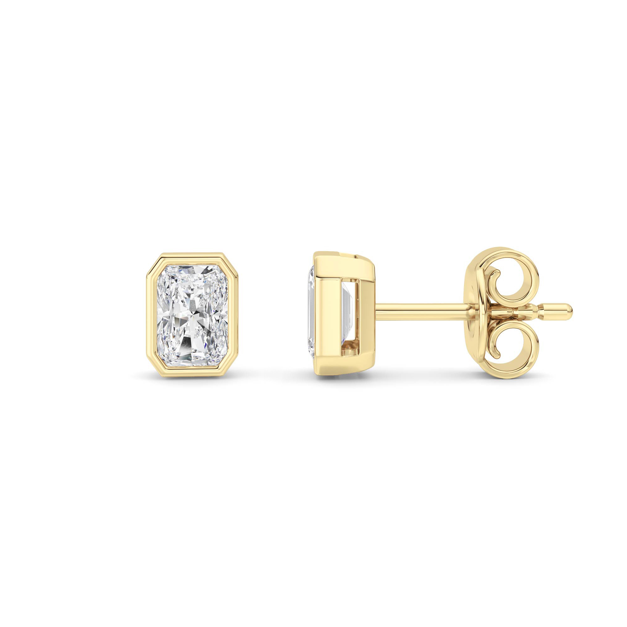 1.00 CT Diamond Earring in 14K Yellow Gold
