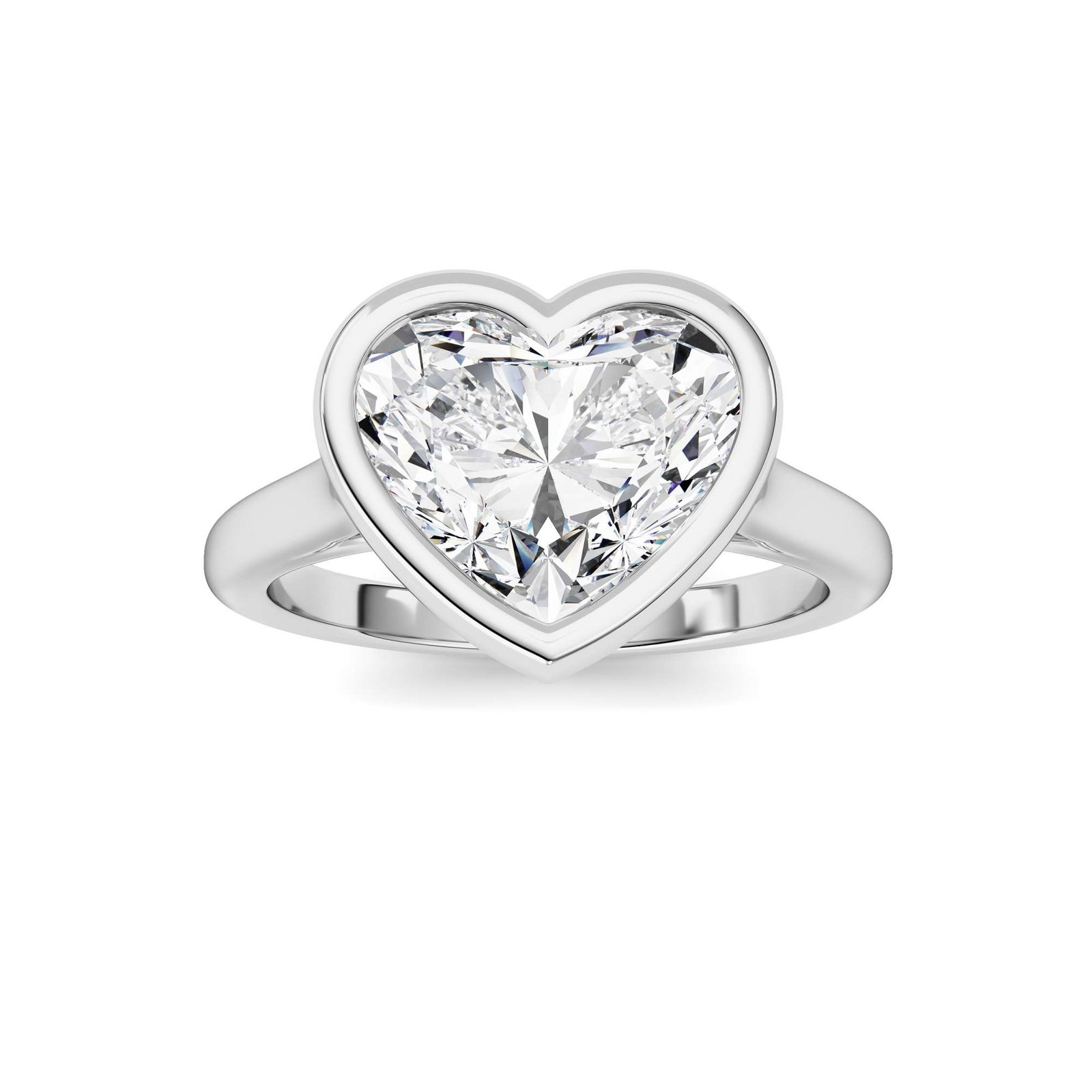 0.00 CT Diamond Ring in 14K White Gold / 14K Yellow Gold