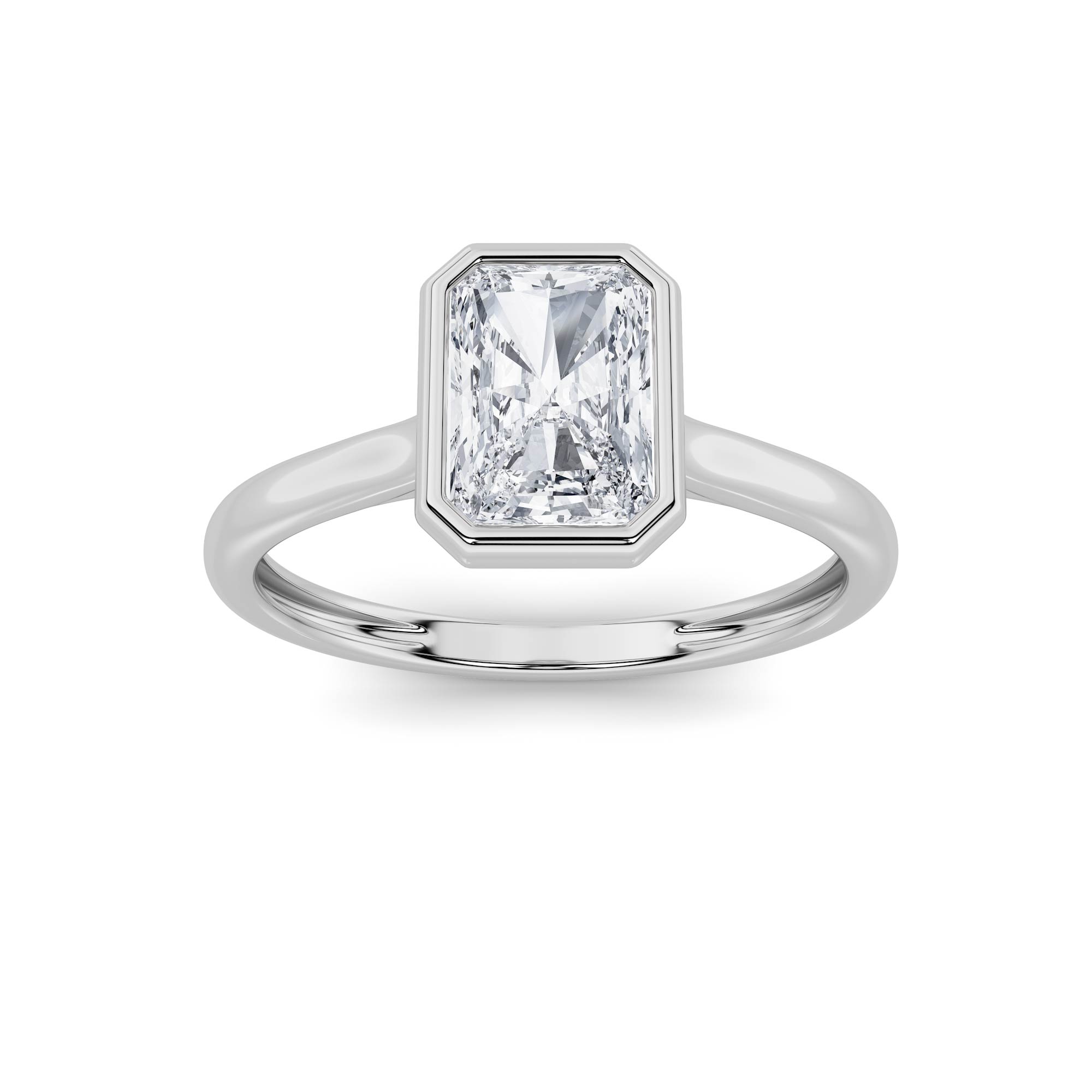 1.00 CT Diamond Ring in 14K White Gold