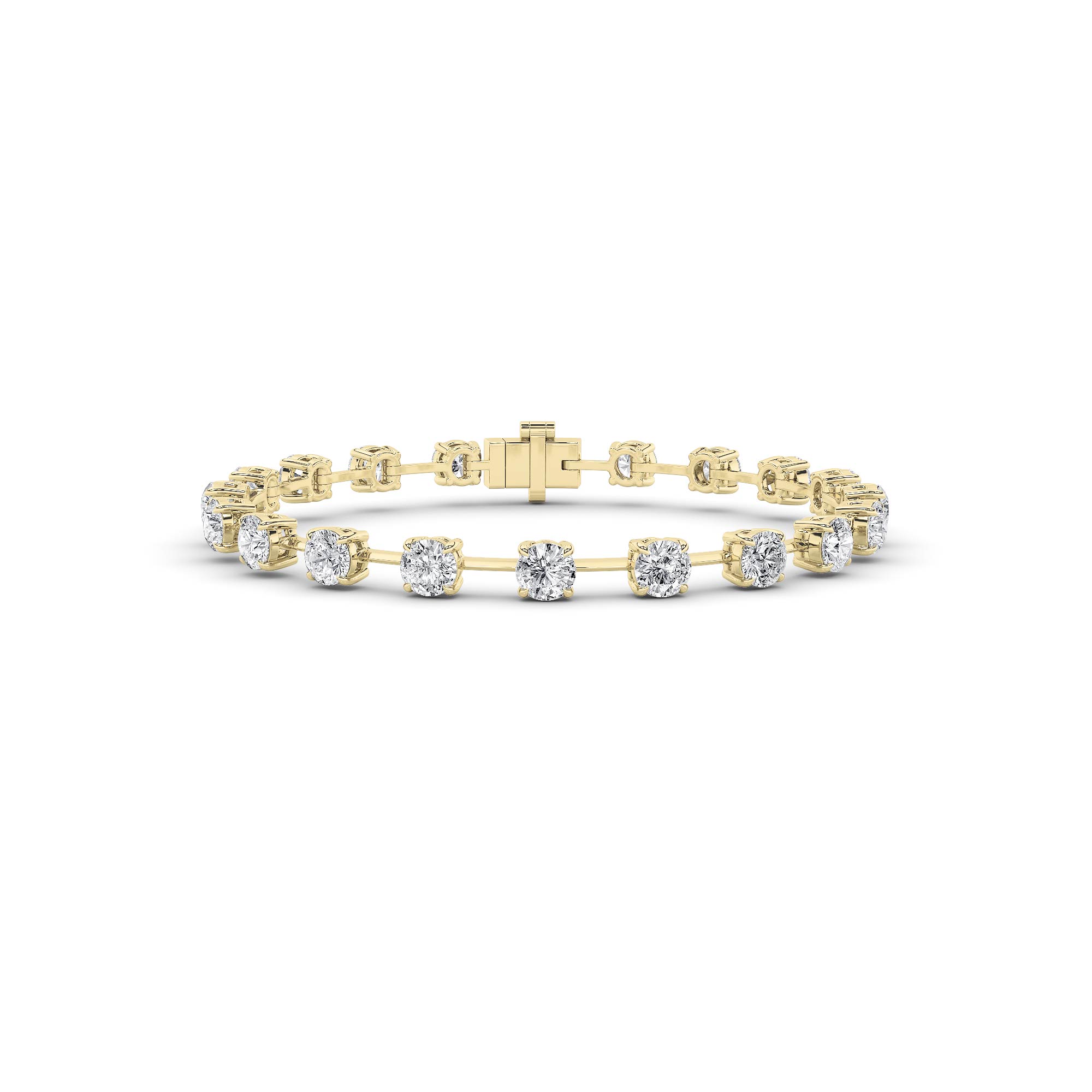 4.00 CT Round Diamond Ring in 14K Yellow Gold