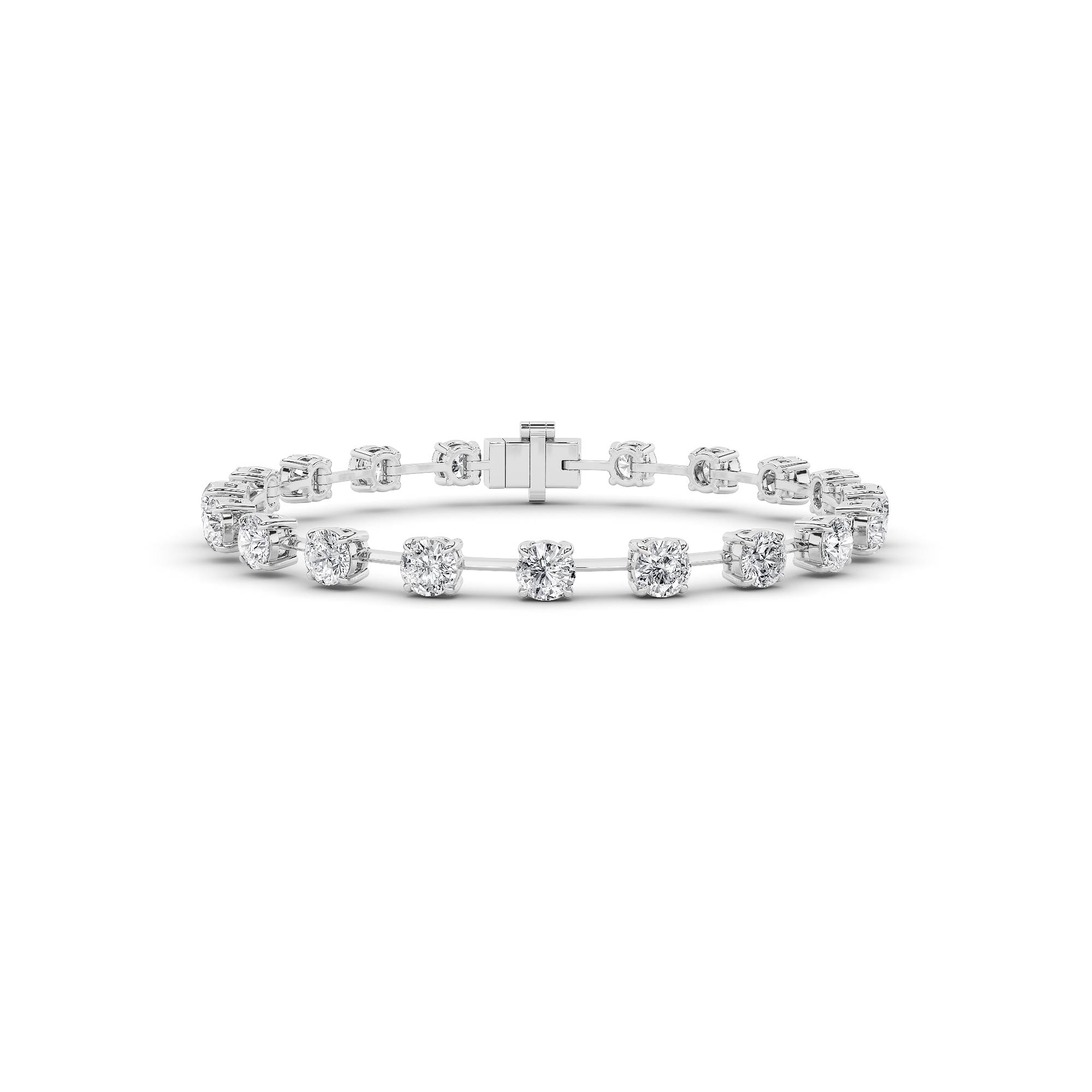 4.50 CT Round Diamond Ring in 14K White Gold