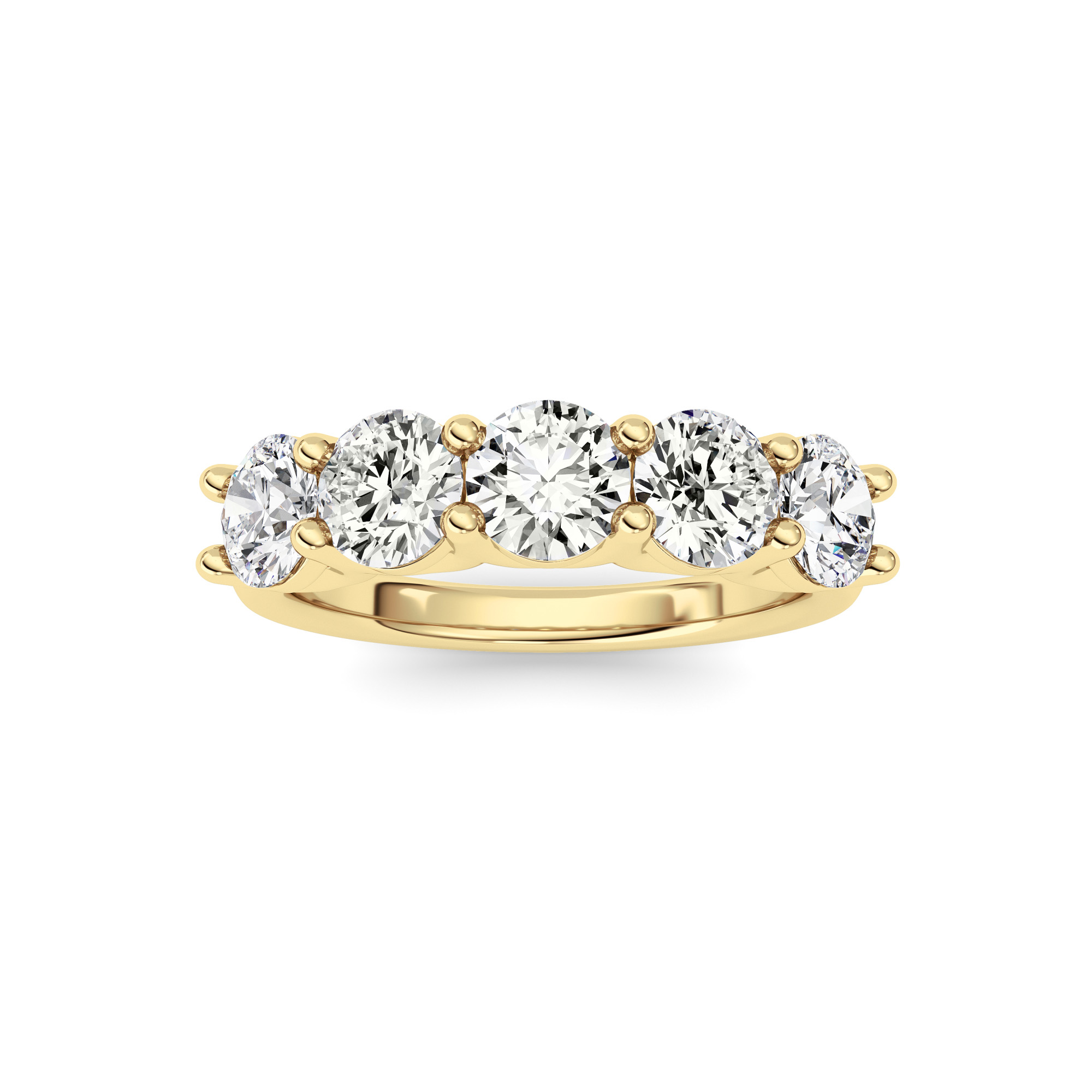 1.50 CT Diamond Ring in 14K Yellow Gold