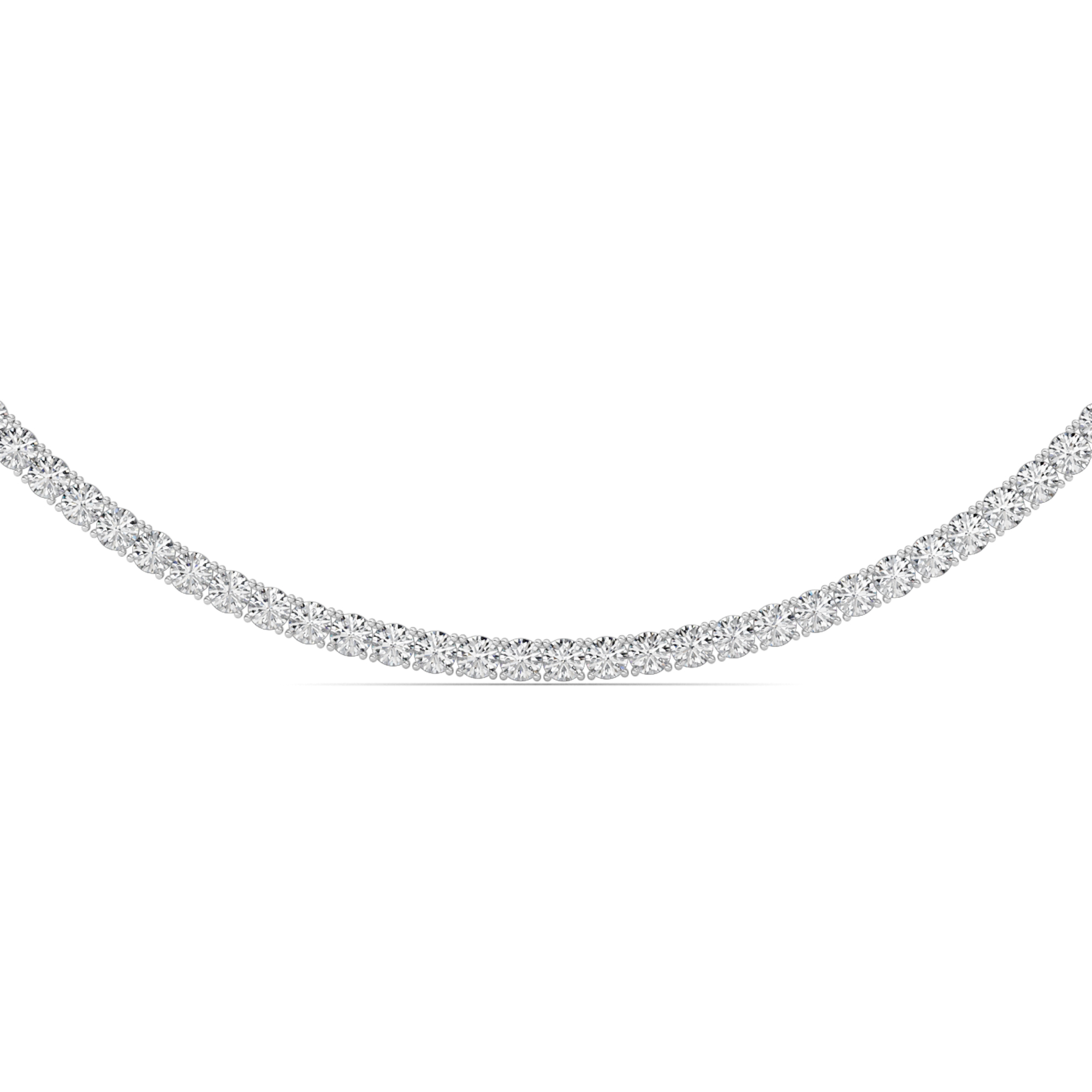 41 Carat Round Diamond Necklace